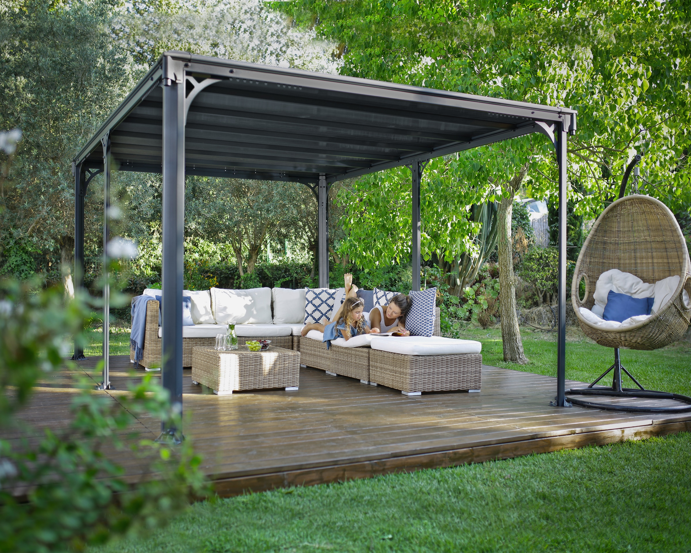 Palram - Canopia Pavillon "Milano 4300", BxT: 309x426 cm günstig online kaufen