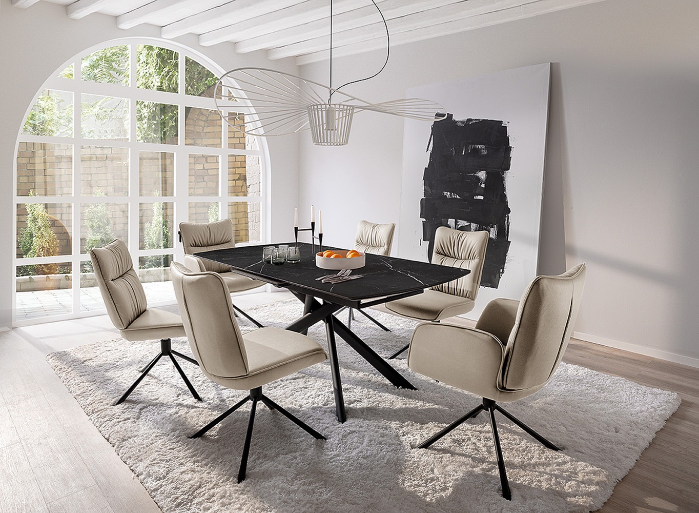 MCA furniture 4-Fußstuhl "MARIN Esszimmerstuhl (2er Set) - Stuhl", (Set), 2 günstig online kaufen
