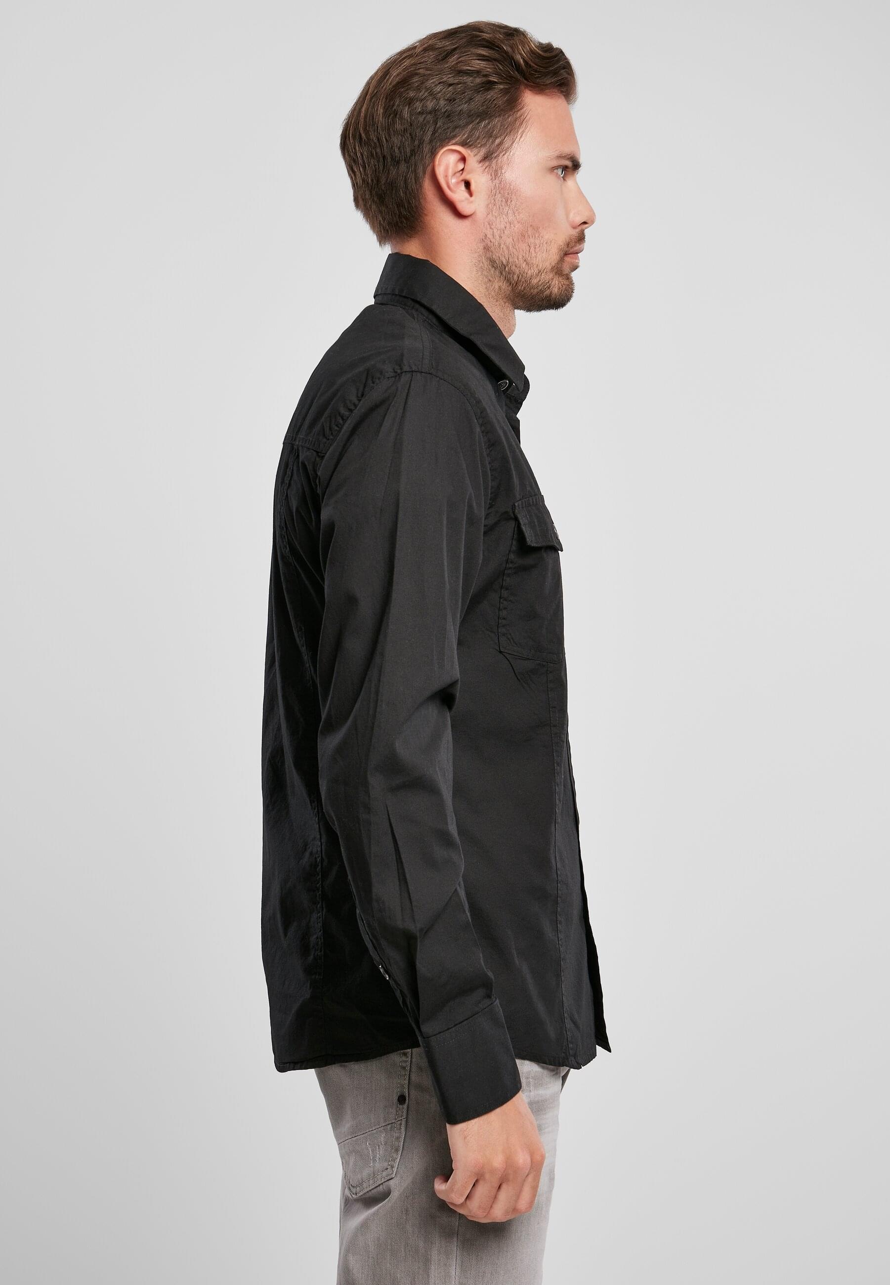 Brandit Langarmhemd »Brandit Herren Slim Worker Shirt«, (1 tlg.)