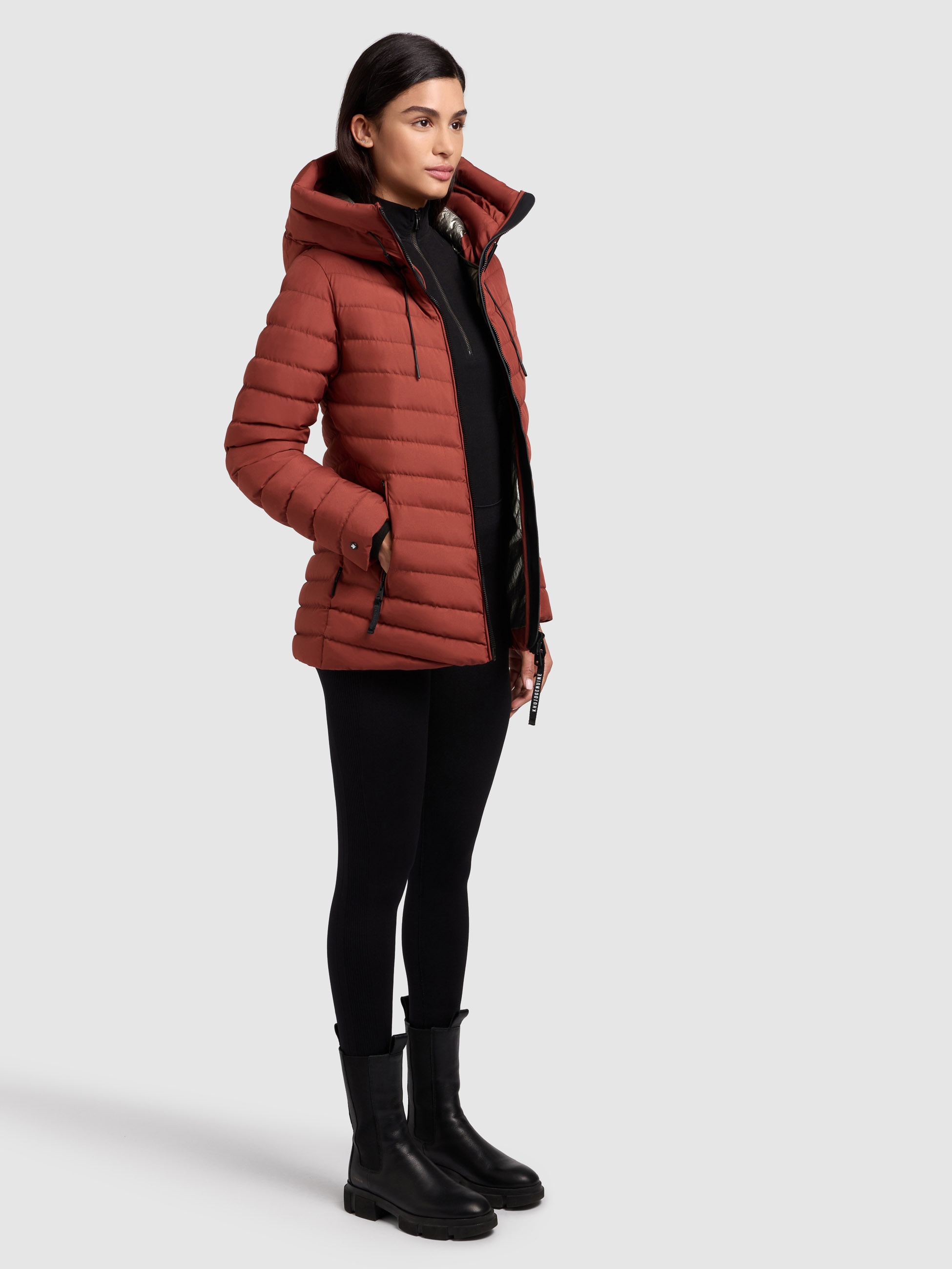 khujo Steppjacke »PACE«, mit Kapuze