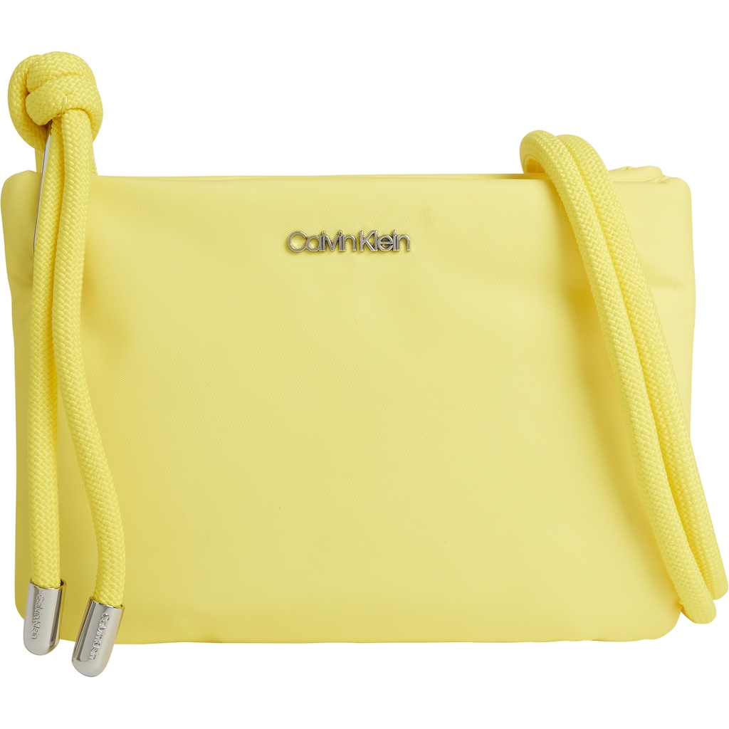Marken Calvin Klein Calvin Klein Umhängetasche »ROPED CROSSBODY NYLON«, mit 2 Hauptfächern gelb