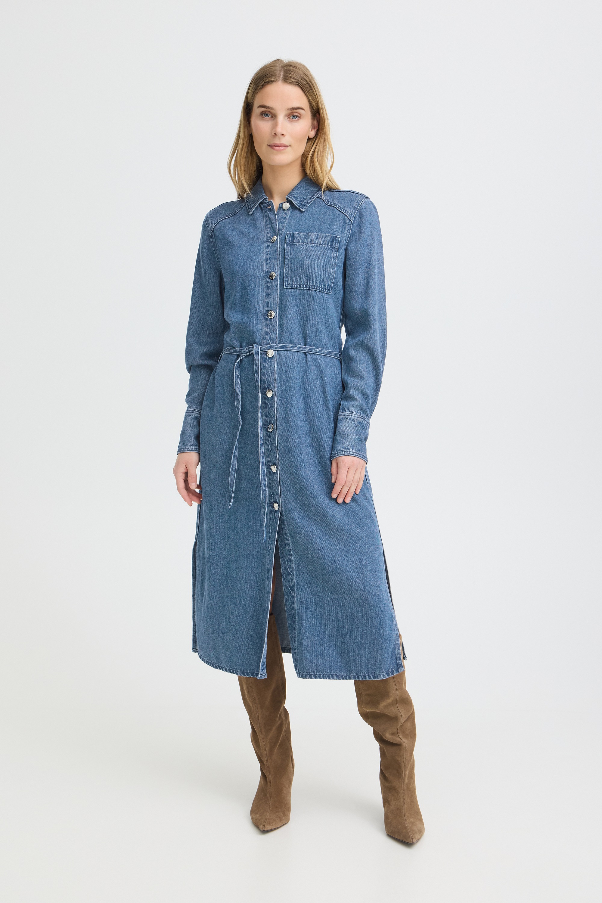 Pulz Jeans Jeanskleid »Damen Denimkleid PZDORI«
