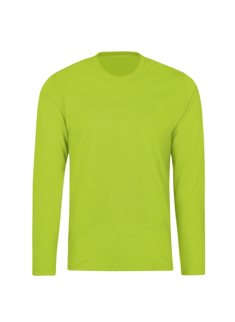 Trigema T-Shirt "TRIGEMA Langarmshirt aus 100% Baumwolle" 1 Stk. tlg. günstig online kaufen