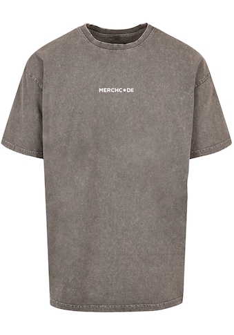 T-Shirt »Merchcode Herren Break The Rules Acid Washed Heavy Oversized Tee«, (1 tlg.)