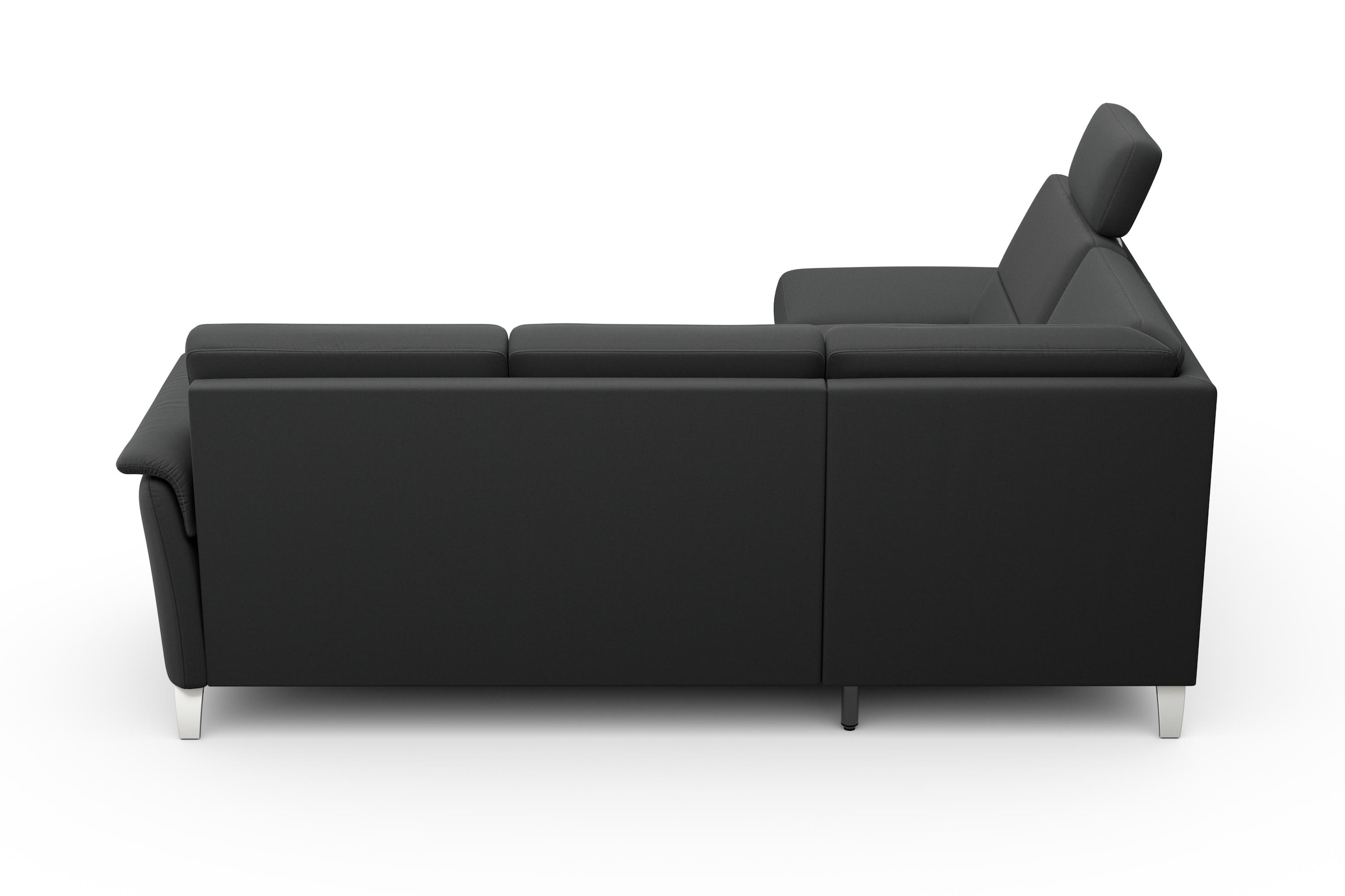 sit&more Ecksofa »Palmera L-Form«, Federkern, wahlweise mit Bettfunktion und mit/ohne Stauraum