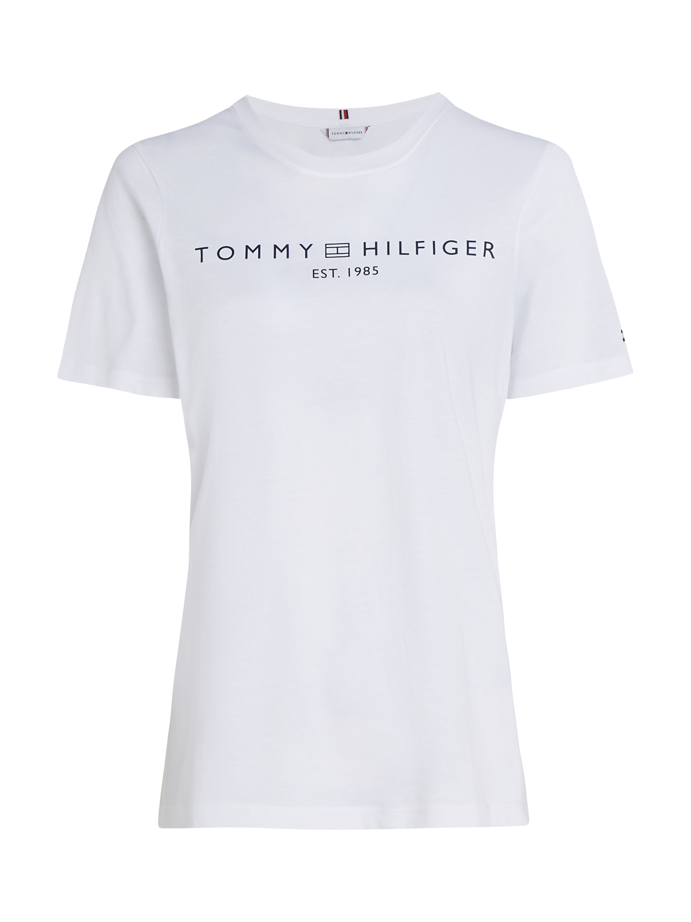 Tommy Hilfiger T-Shirt »REG CORP LOGO C-NK SS«, mit Logoschriftzug