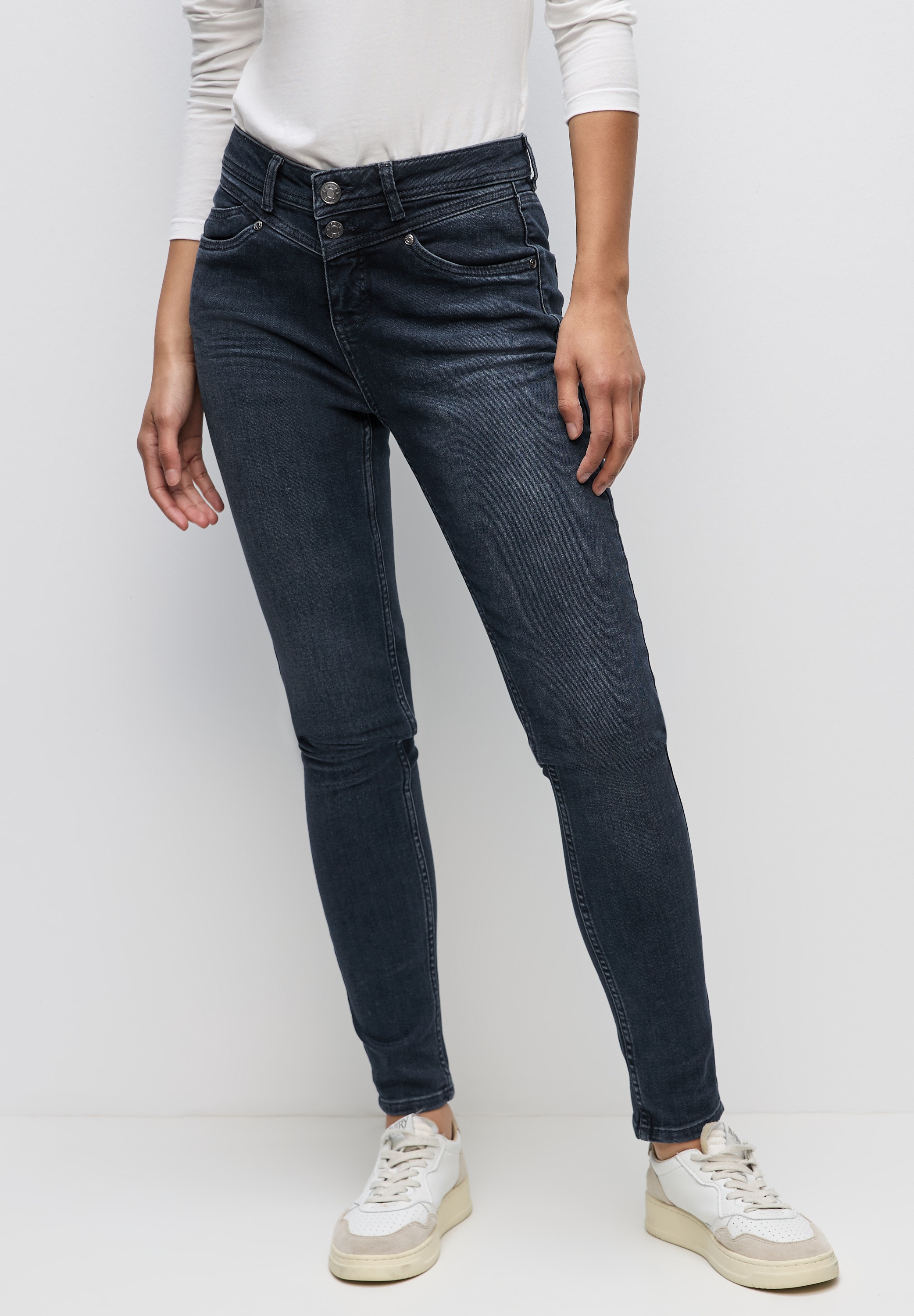 STREET ONE Slim-fit-Jeans, 5-Pocket-Style