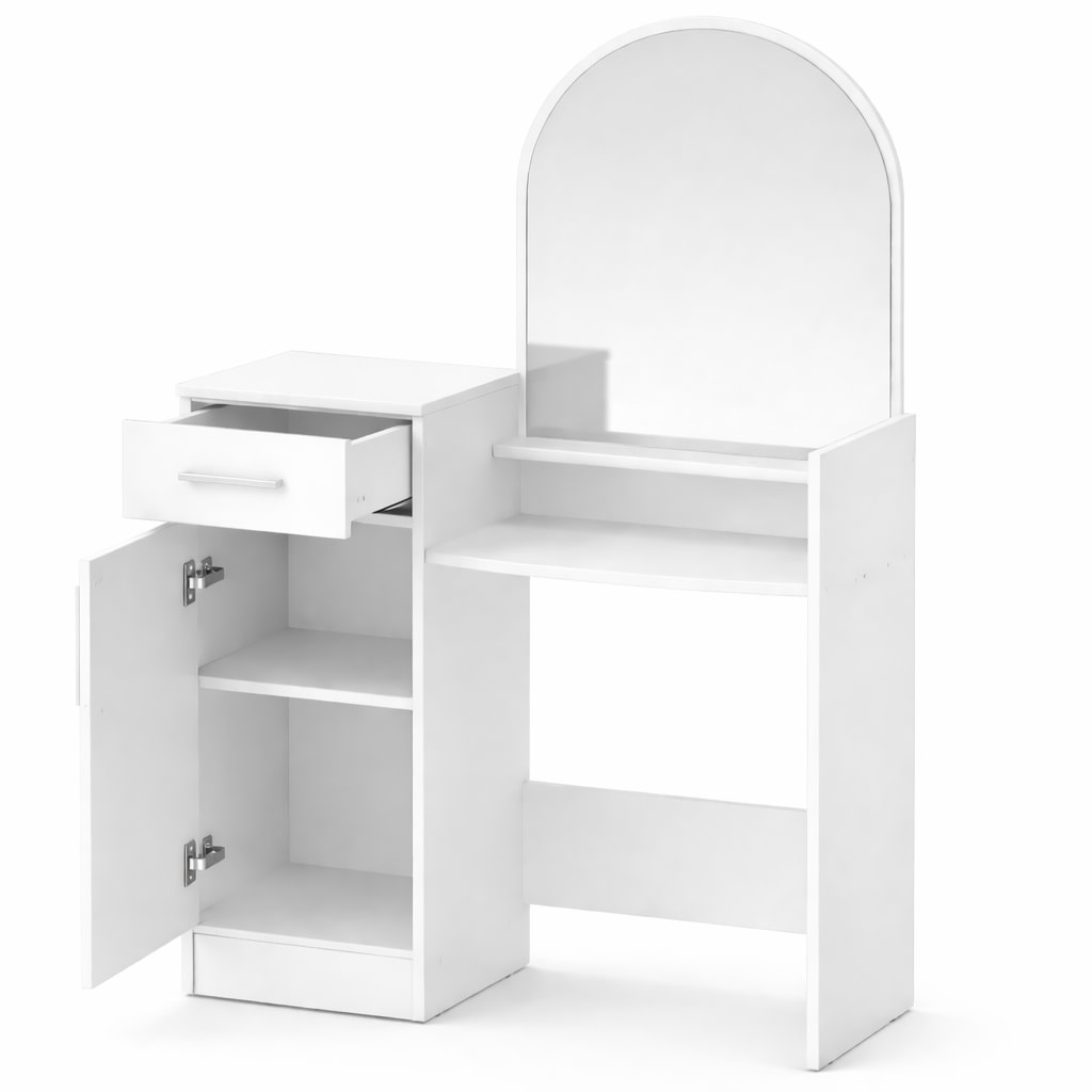 OTTO home Schminktisch »Trympo 1, Kosmetiktisch, Frisiertisch, Schminkkommode, Toilettentisch« Schminktisch mit Spiegel und Stauraum (1 Schublade, 1 Tür)