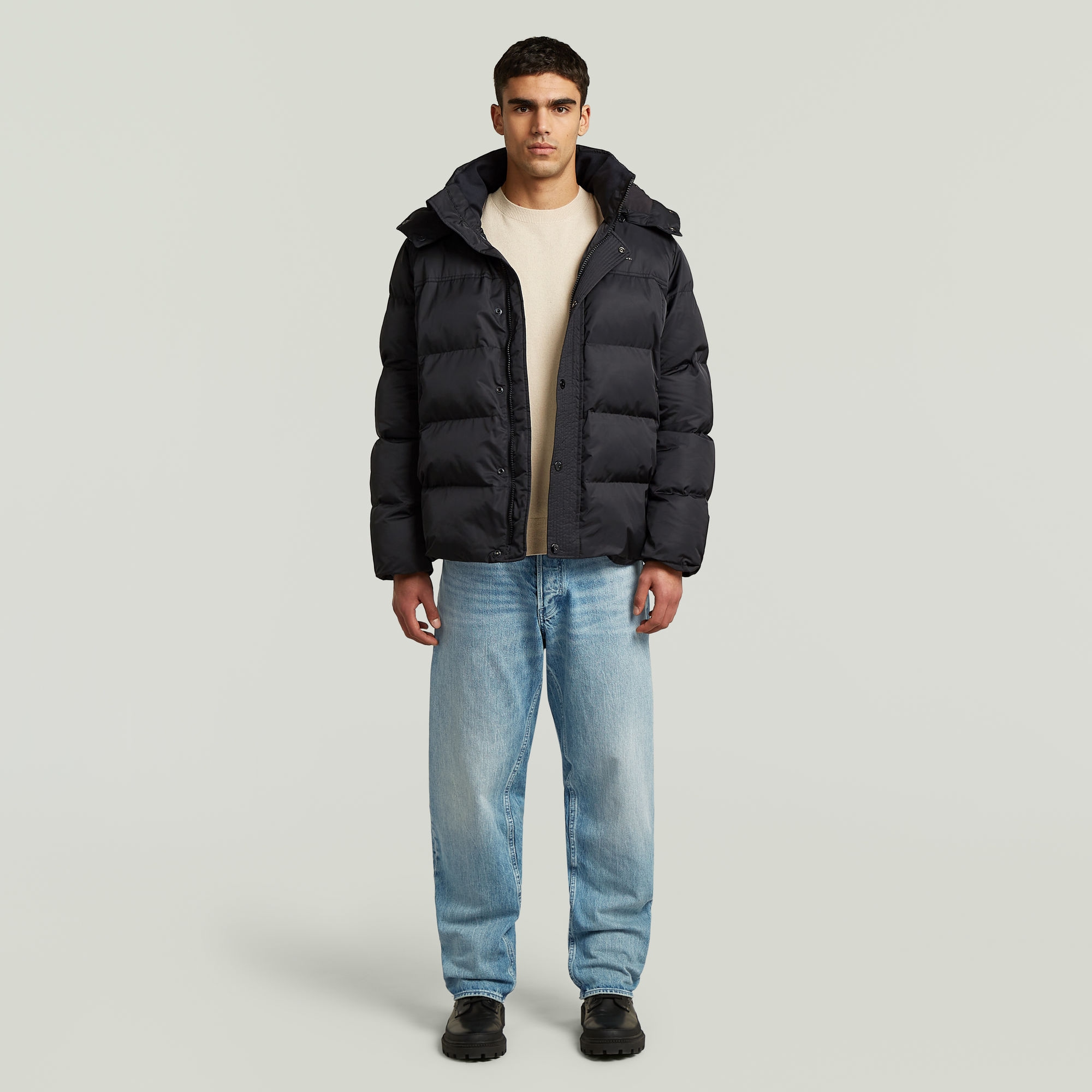 G-STAR Steppjacke »Padded Hooded Puffer« mit Kapuze mit wärmender Wattierung, abnehmbare Kapuze