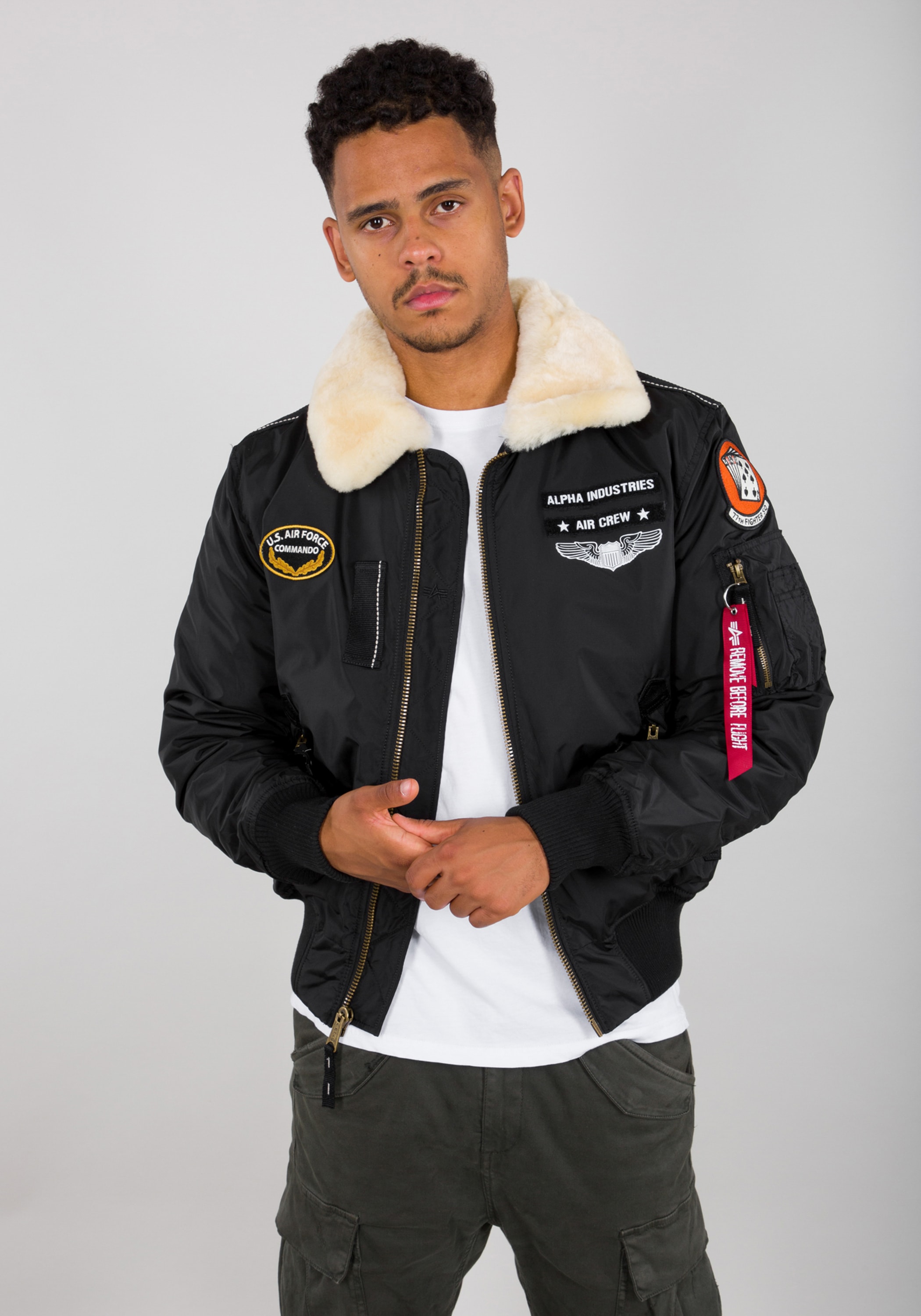 Alpha Industries Bomberjacke "Alpha Industries Men - Bomber Jackets Injector III Air Force"