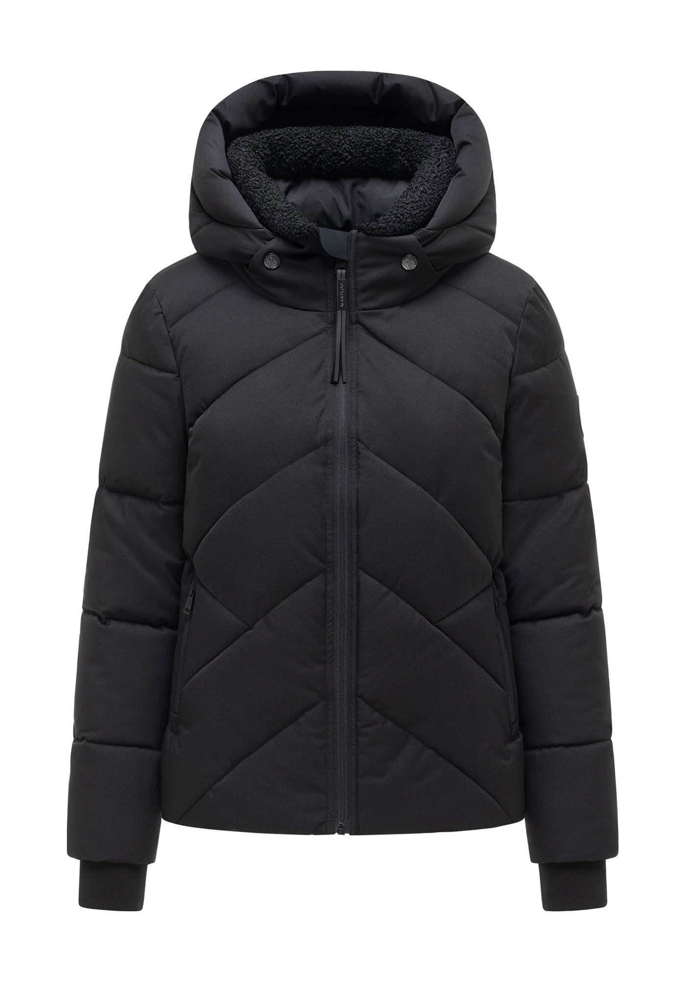 Marikoo Winterjacke »Shinamii« mit Kapuze Kurze Steppjacke mit Kapuze und diagonalem Steppmuster