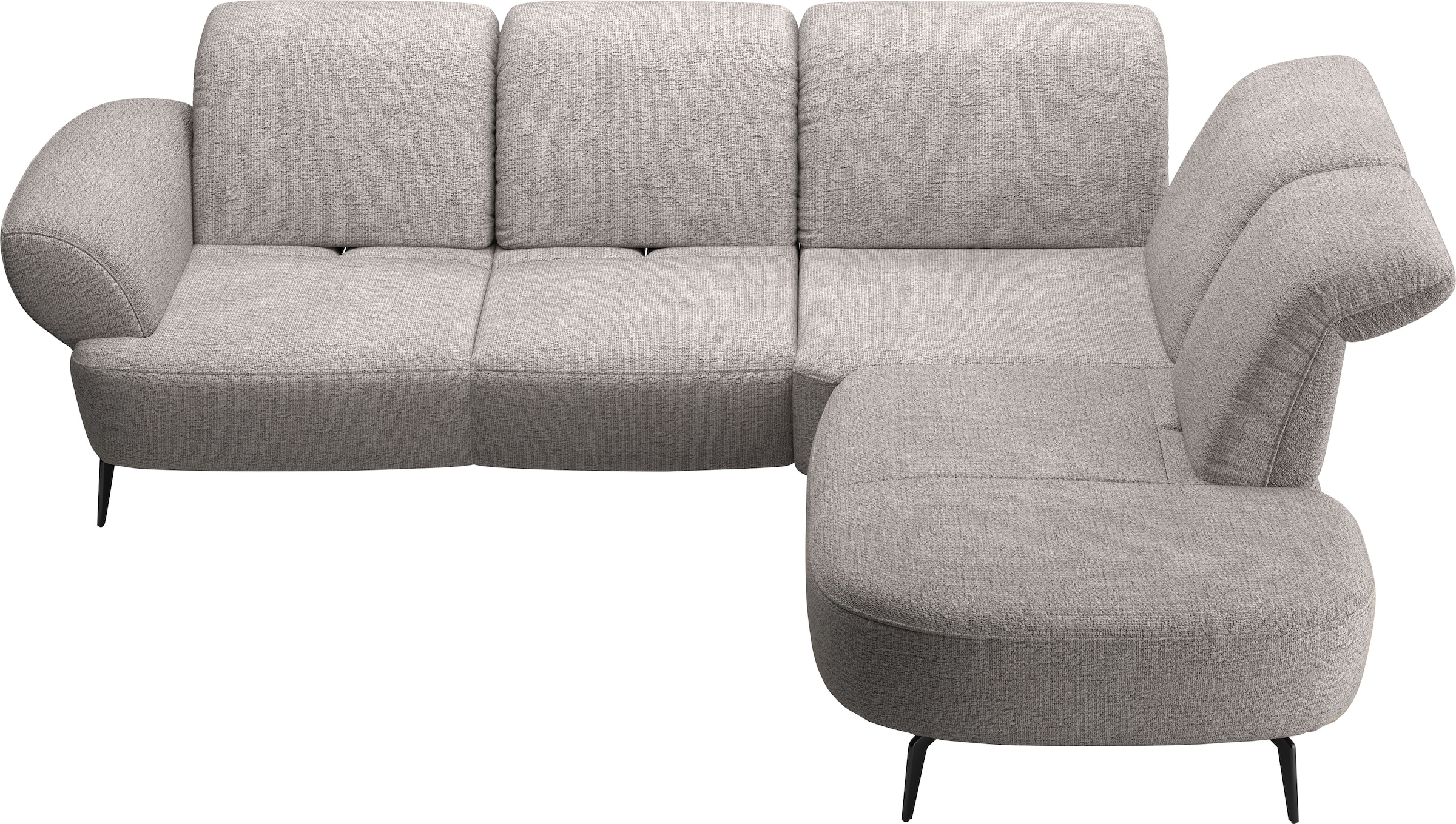 sit&more Ecksofa »Dance«, inkl.System Click&Seat und Sitztiefenverstellung