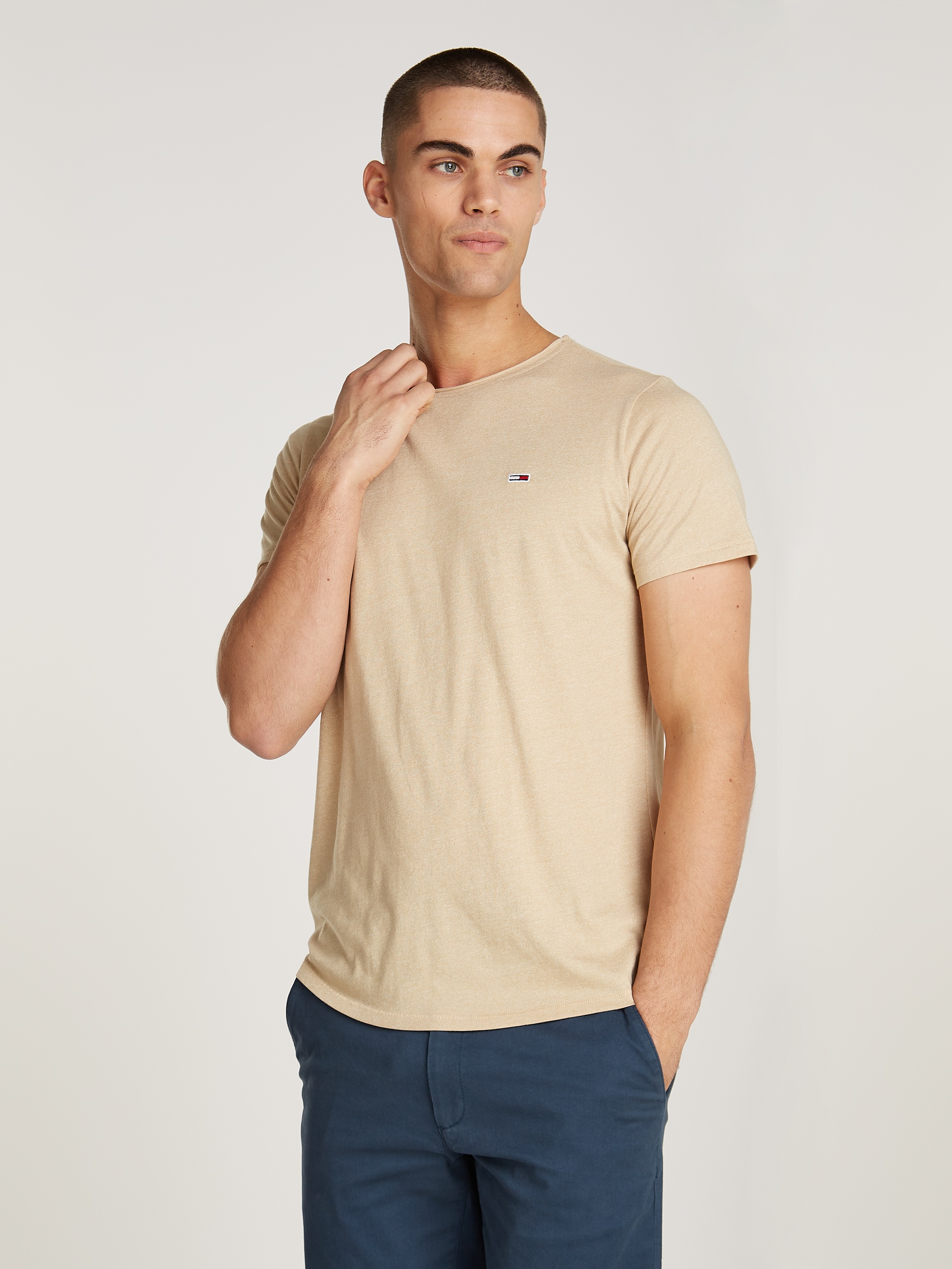 Tommy Jeans T-Shirt "TJM XSLIM 2PACK JASPE", (Packung, 2er-Pack) günstig online kaufen