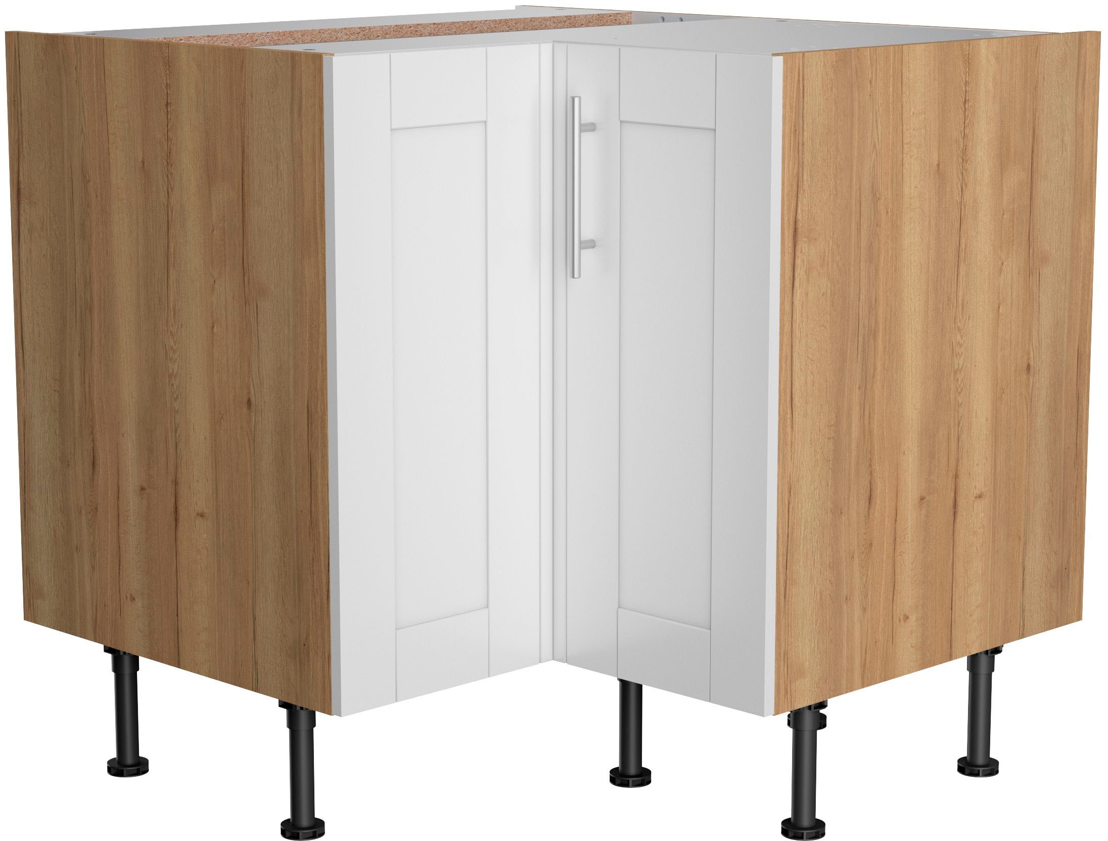 KOCHSTATION Eckunterschrank "KS-Ahus", Breite 90 x 90 cm günstig online kaufen