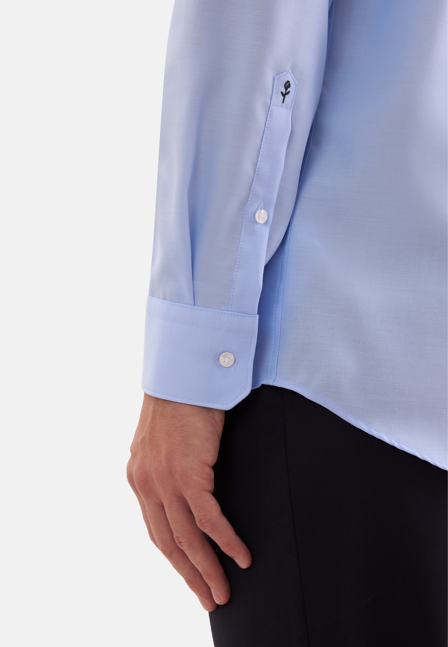 seidensticker Businesshemd »Schwarze Rose« Regular 1/1 Extra extra lang Kentkragen Uni