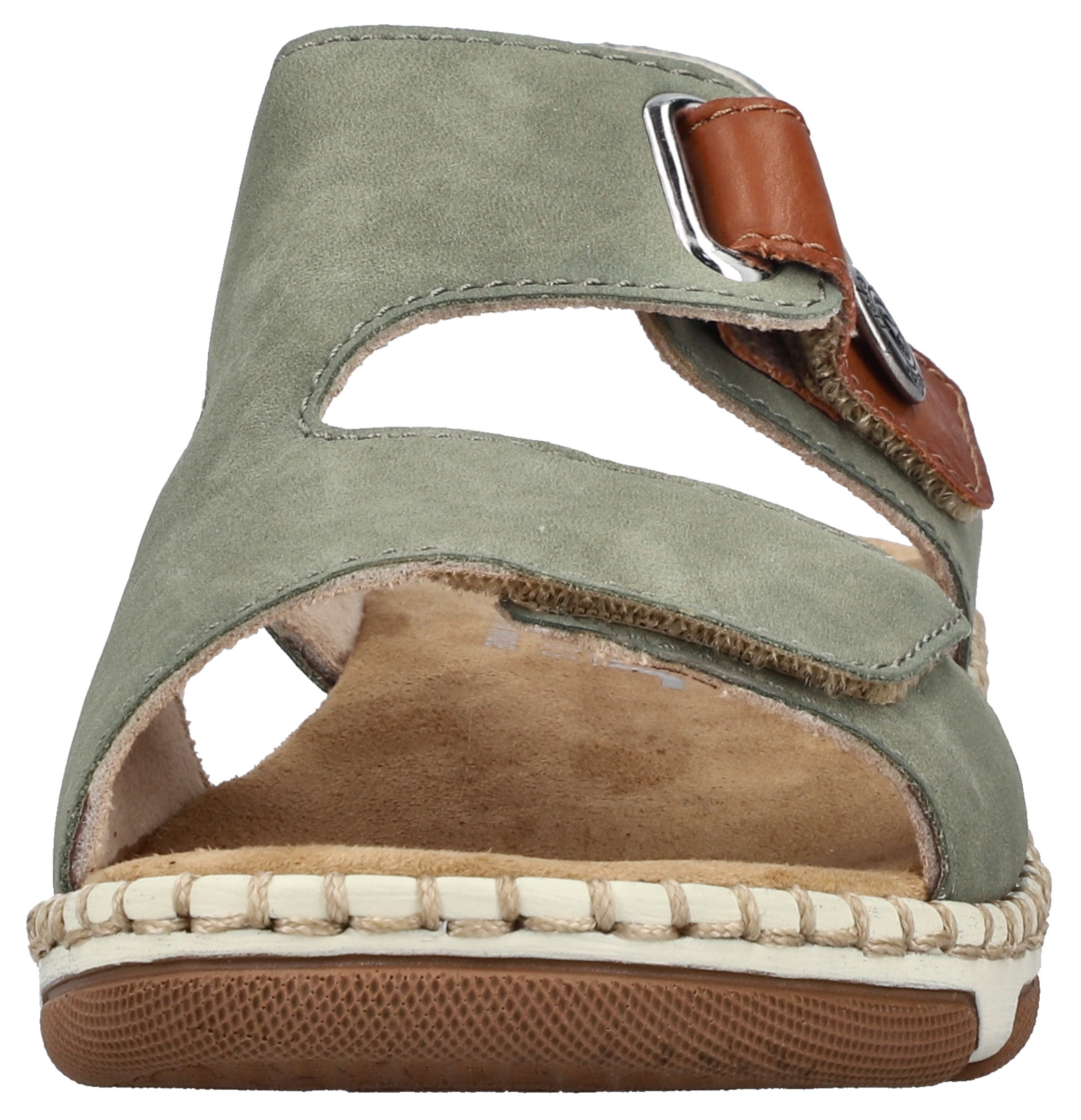 Rieker Sandale  Sommerschuh, Klettschuh mit aufwändiger Ziernaht an der Laufsohle