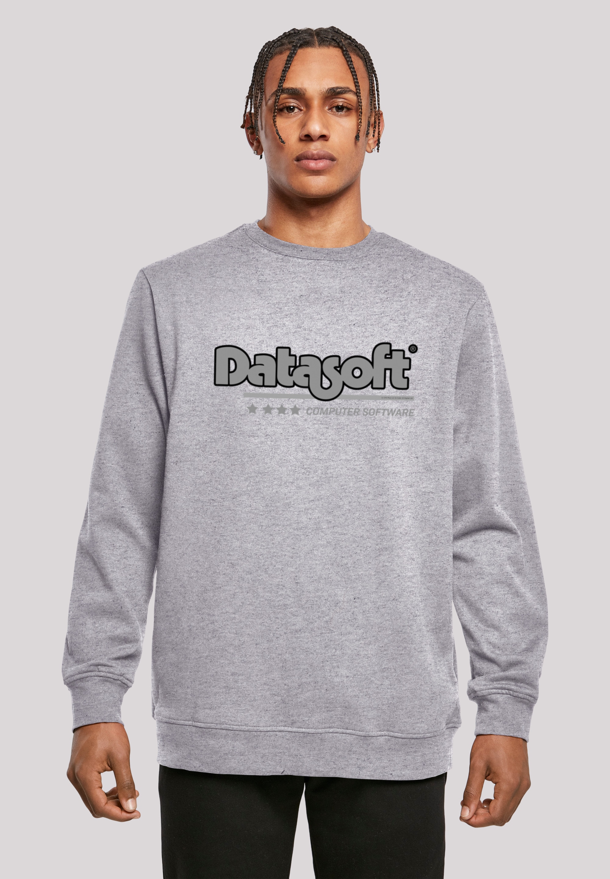 Kapuzenpullover »Retro Gaming Datasoft Logo schwarz«, Print