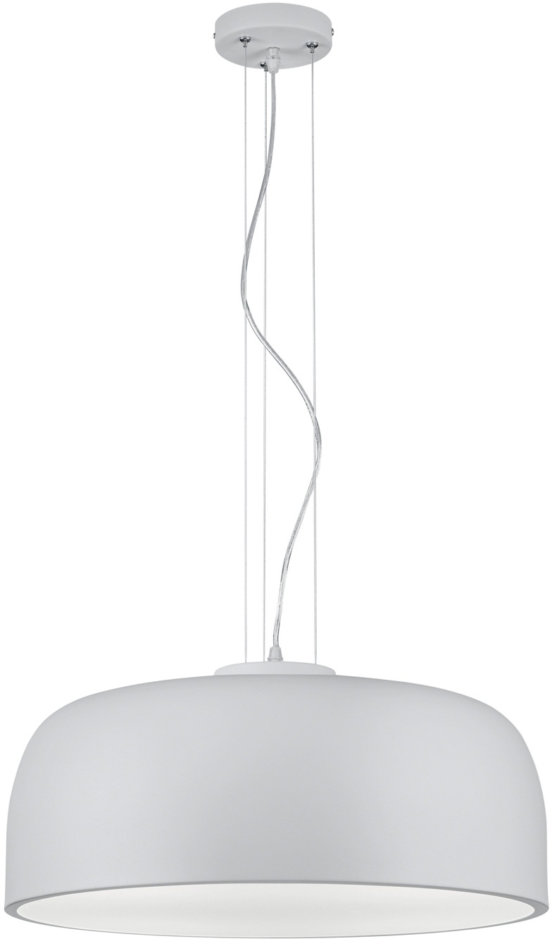 TRIO Leuchten Pendelleuchte Baron, E27, 1 St., Warmweiß, Hängelampe in puristischem Design / Abdeckung für blendfreies Licht / Leuchtmittel wechselbar