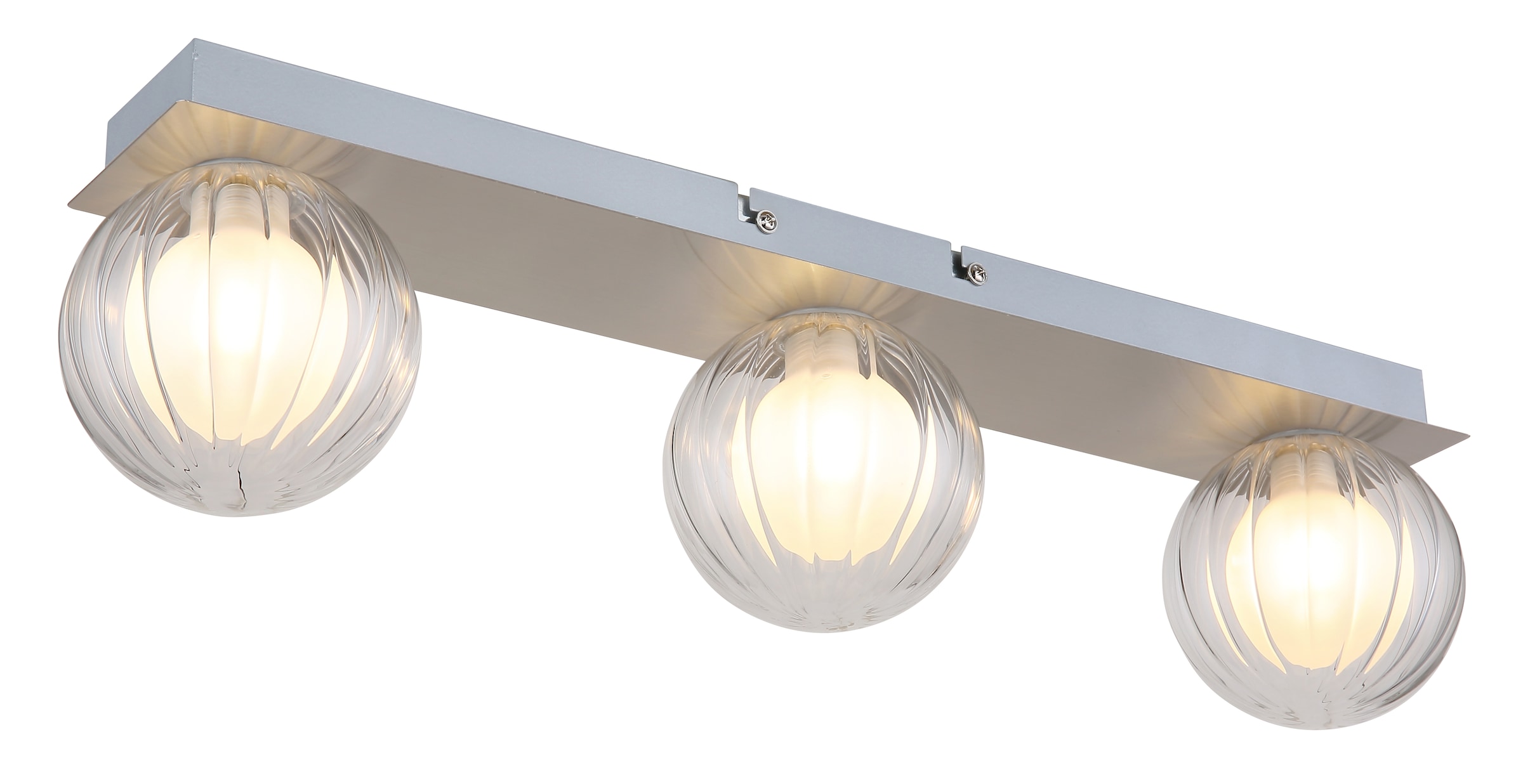 GLOBO LIGHTING Deckenleuchte »ANDER«, Leuchtmittel G9 | ohne Leuchtmittel, Deckenlampe/Glaskugeln/Glas klar/Wohnbereich