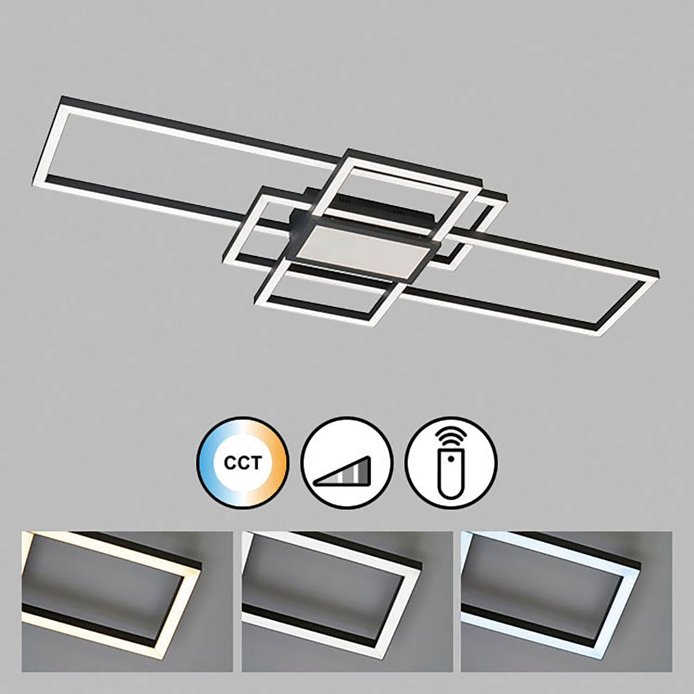 FISCHER & HONSEL Deckenleuchte »Seth«, Leuchtmittel LED-Modul | LED wechselbar, langlebige LED, dimmbar