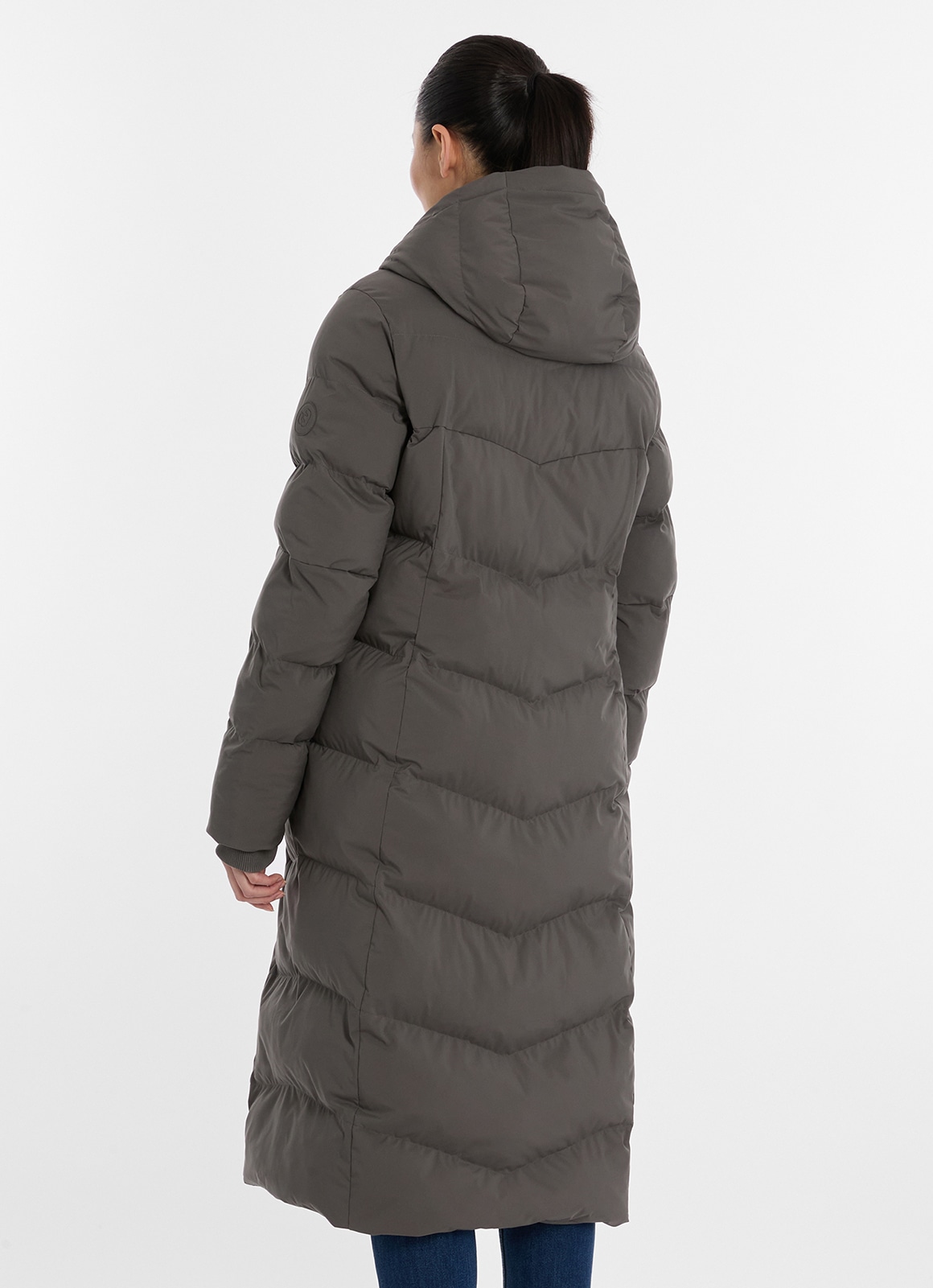 Ragwear Steppmantel »PAVLA LONG« verdeckter Reißverschluss