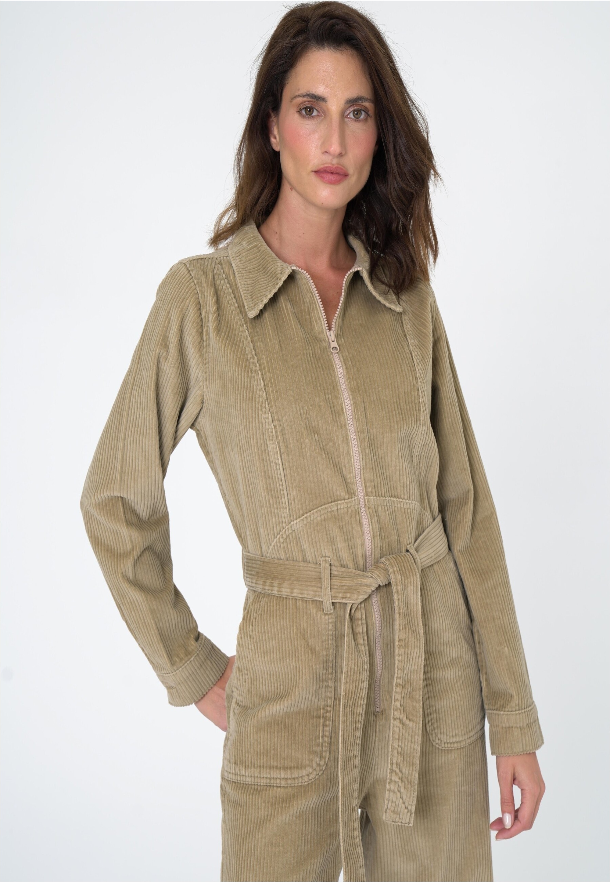 freshlions Jumpsuit »Gabriela«, mit Bindeband in der Taille
