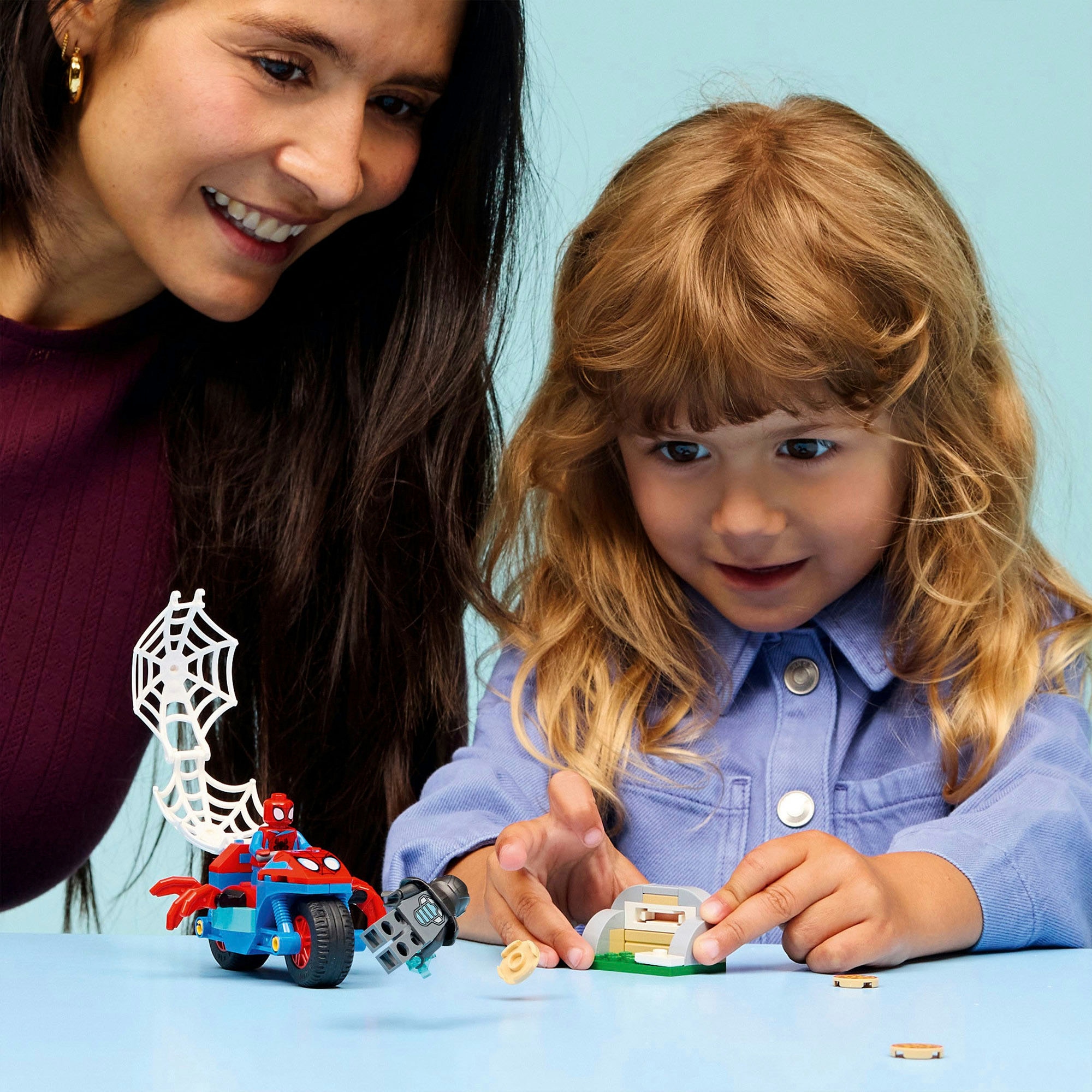 LEGO® Konstruktionsspielsteine »Spidey auf Motorrad vs. Rhino (11206), LEGO Spidey« Made in Europe