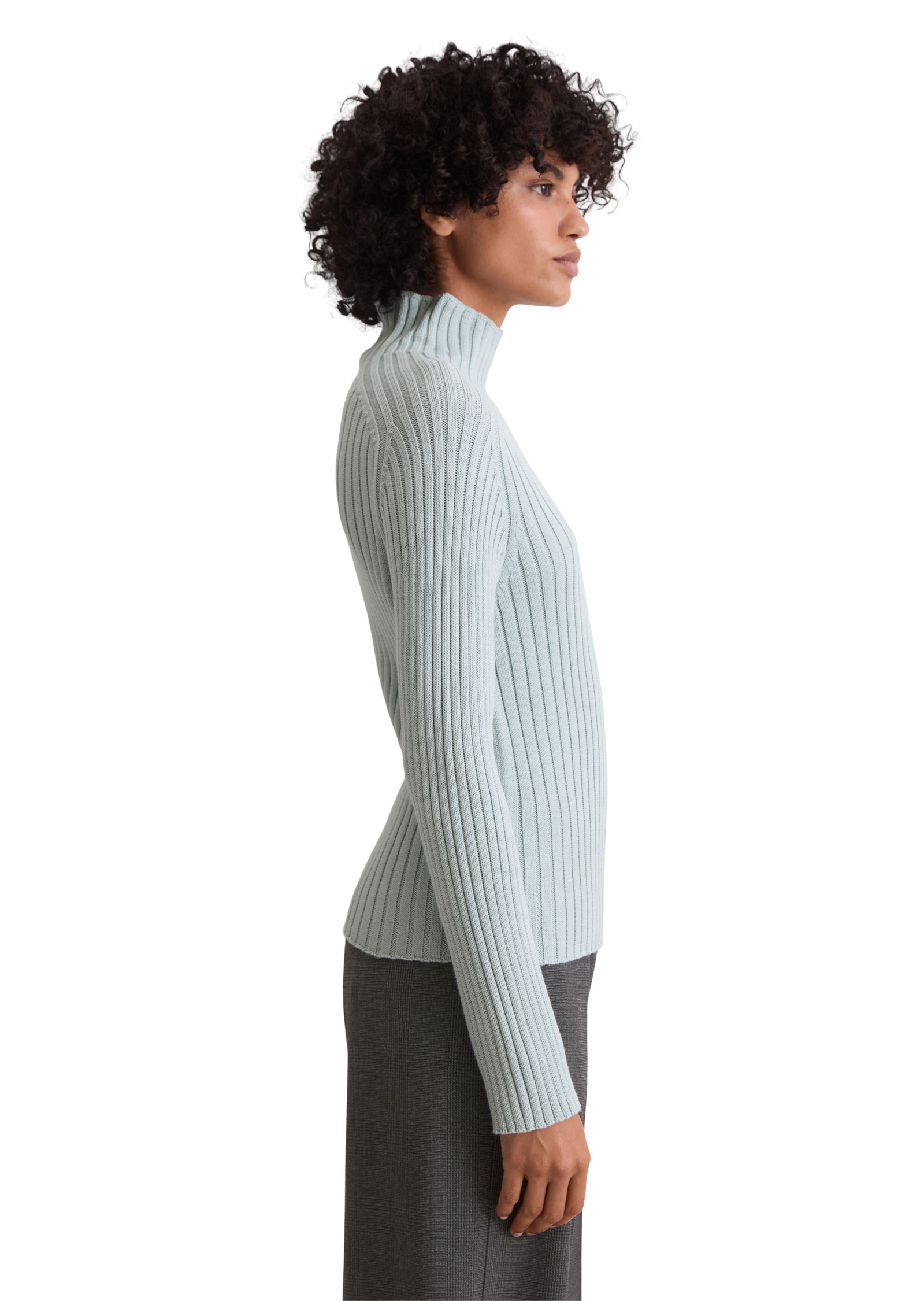 Marc O'Polo Stehkragenpullover »aus Heavy Weight Cotton«