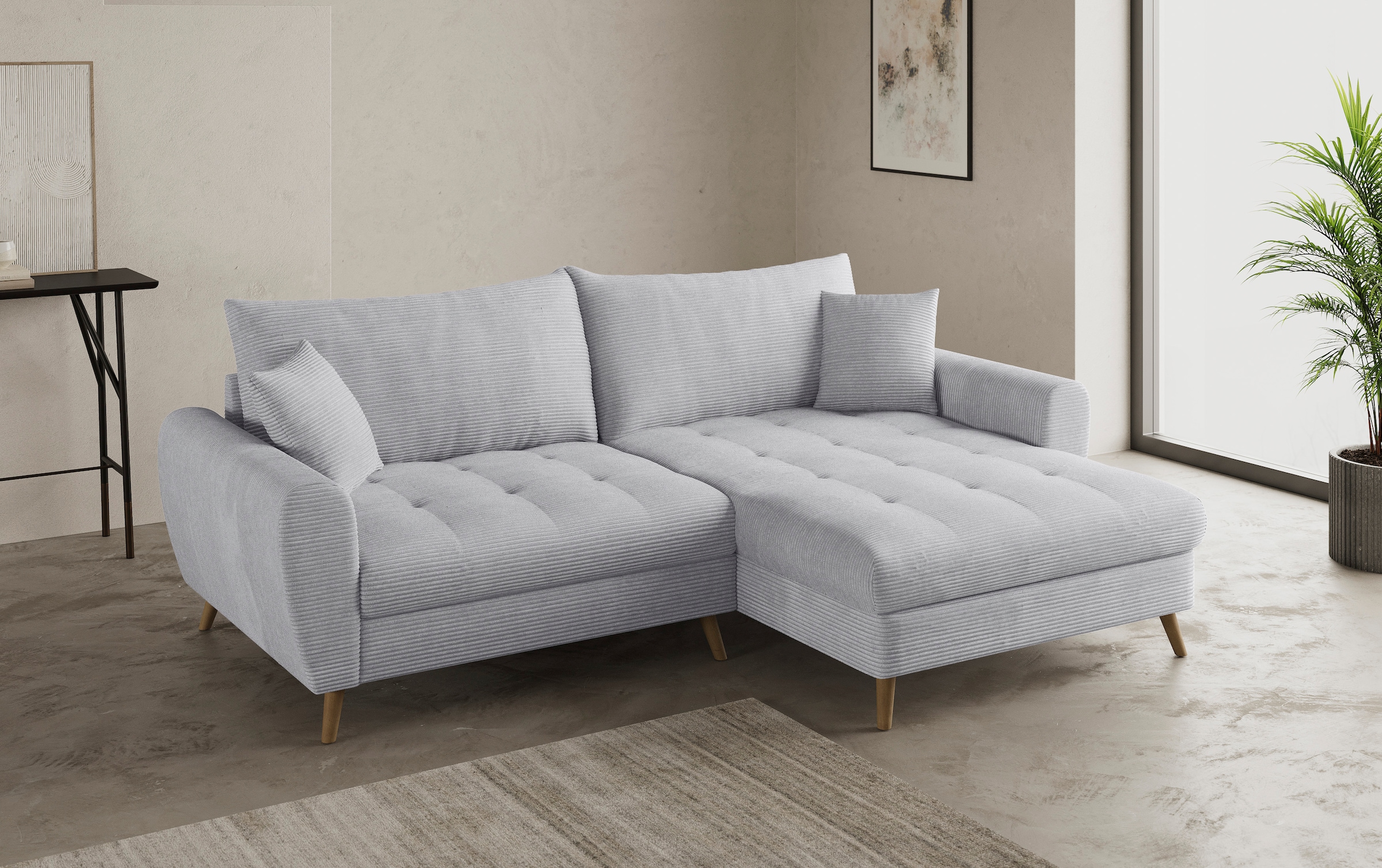 Mr. Couch Ecksofa »Blackburn II, L-Form«, Mit Kaltschaumpolsterung bis 140 kg belastbar