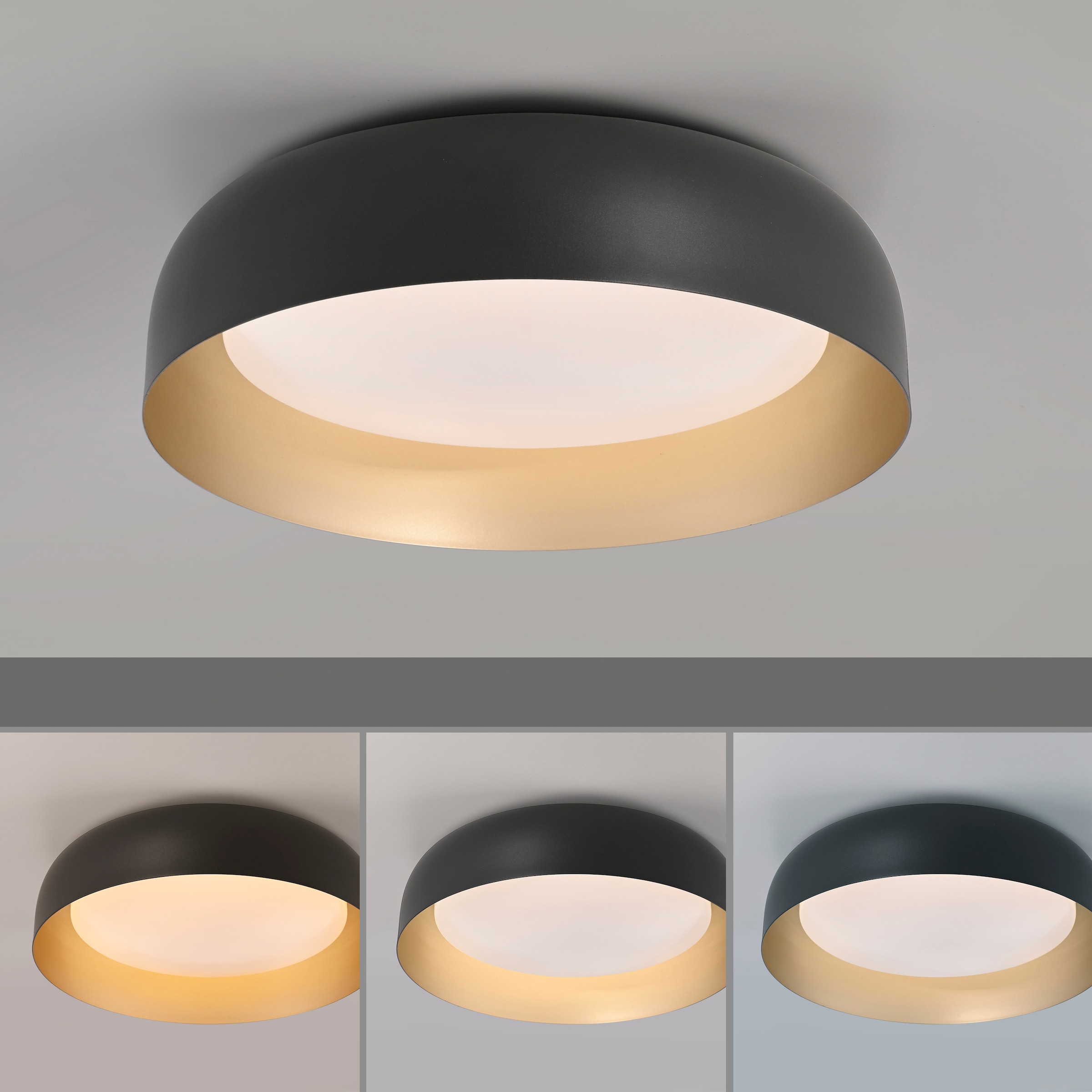 JUST LIGHT Deckenleuchte »OSKO«, 1 flammig, Leuchtmittel LED-Board | LED fest integriert, LED, Fernbedienung, Funk inkl.