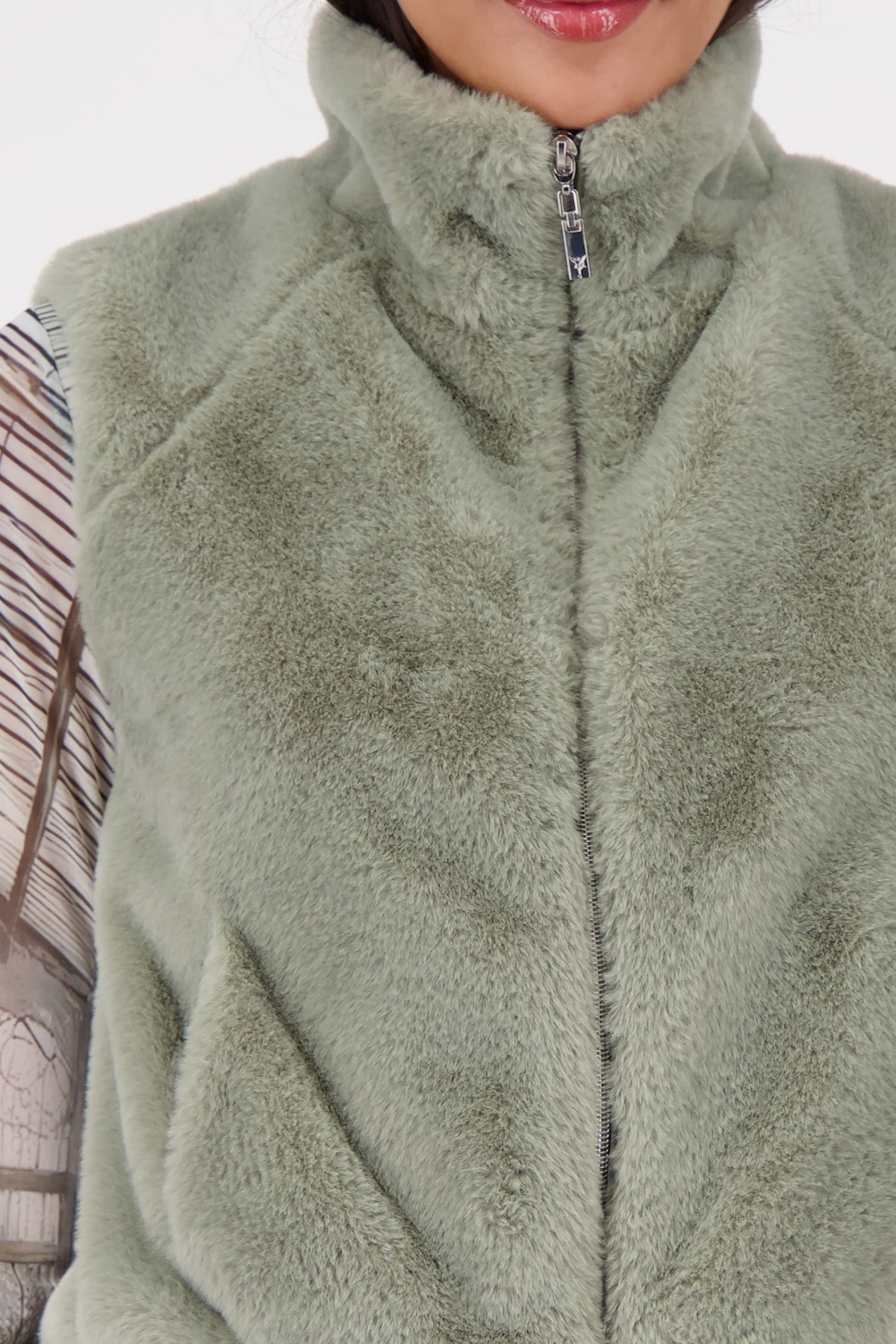 Monari Fellimitatweste »Weste fake fur«