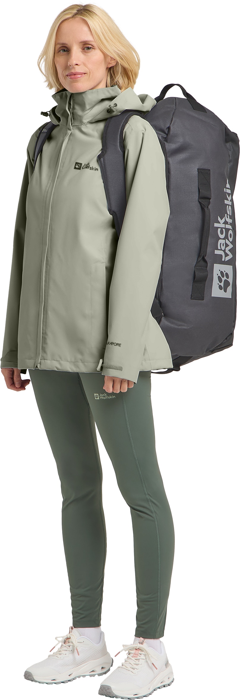 Jack Wolfskin Regenjacke »TRAILTIME 2L JKT W«, Wasserdicht, atmungsaktiv, Übergangsjacke