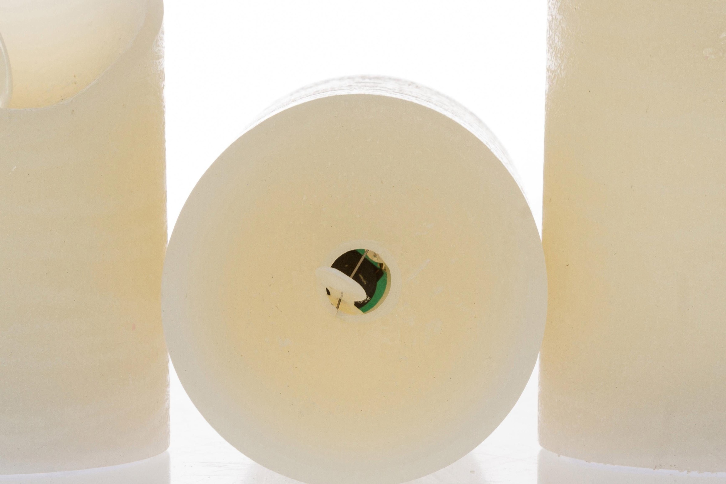 LED-Kerze Nature, (Set, 3-tlg.)