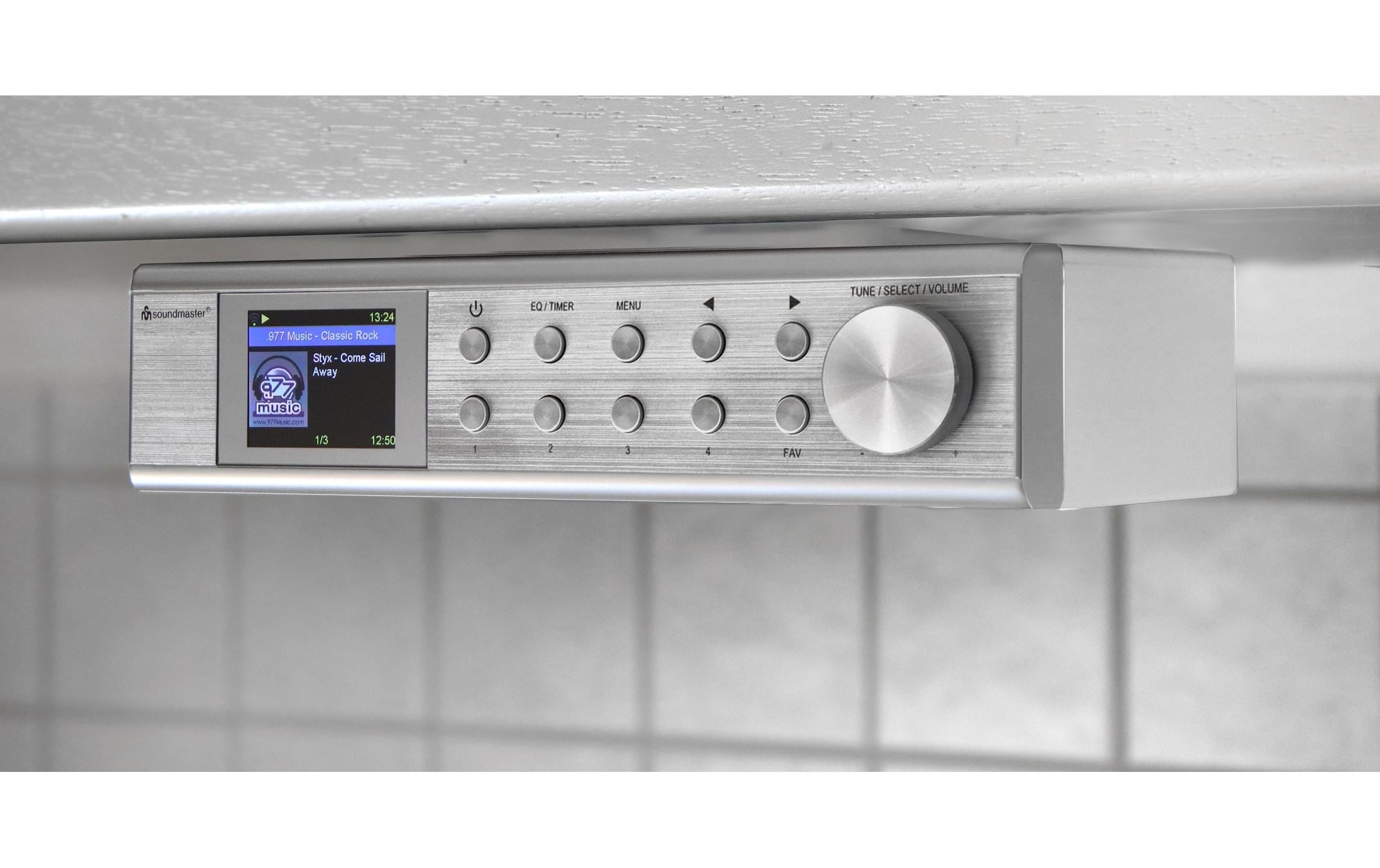 Soundmaster Digitalradio (DAB+) »IR1500SI Silber« (Bluetooth | WLAN Digitalradio (DAB+) | FM-Tuner | Internetradio )