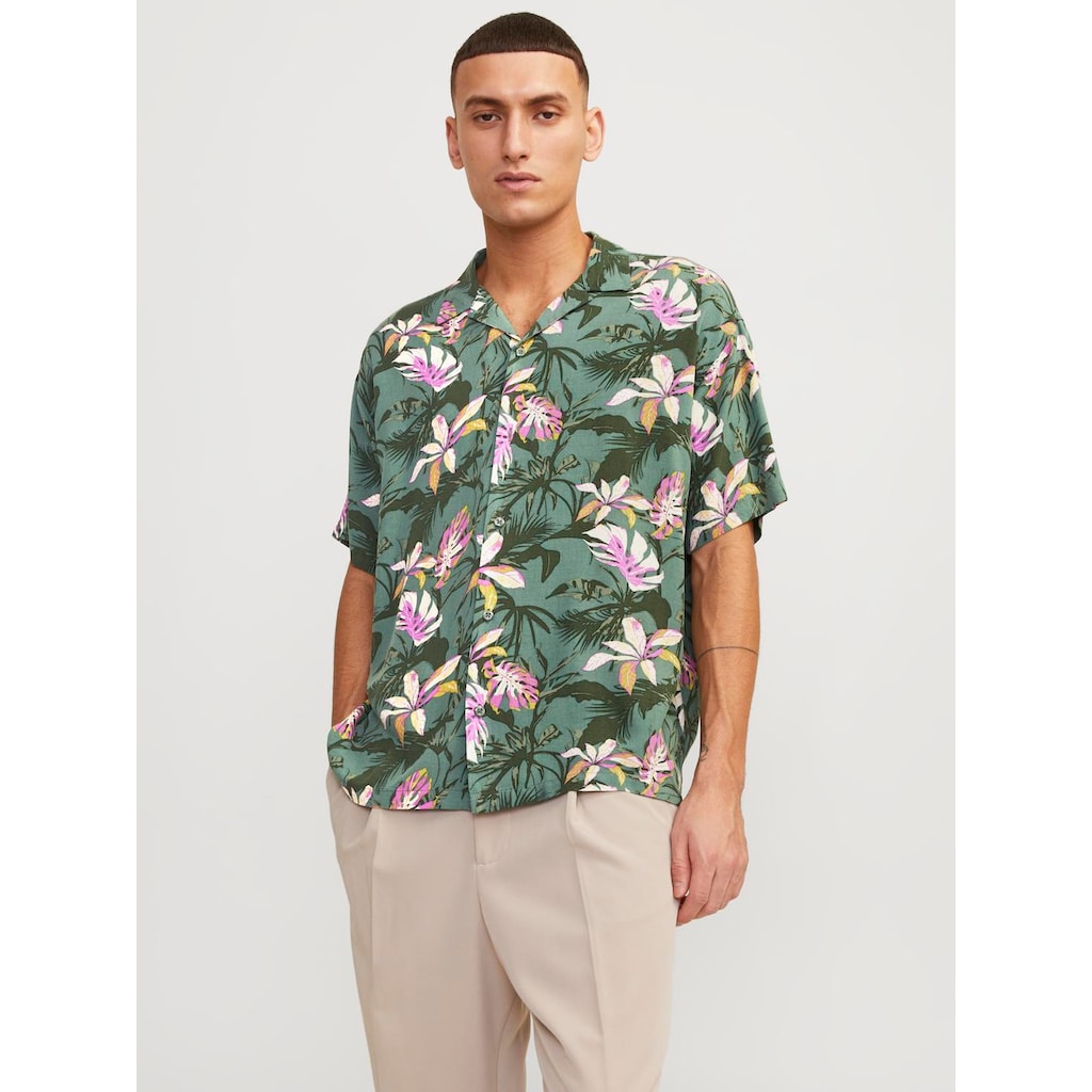 Jack & Jones Hawaiihemd »JORLUKE TAMPA AOP SHIRT SS SN«