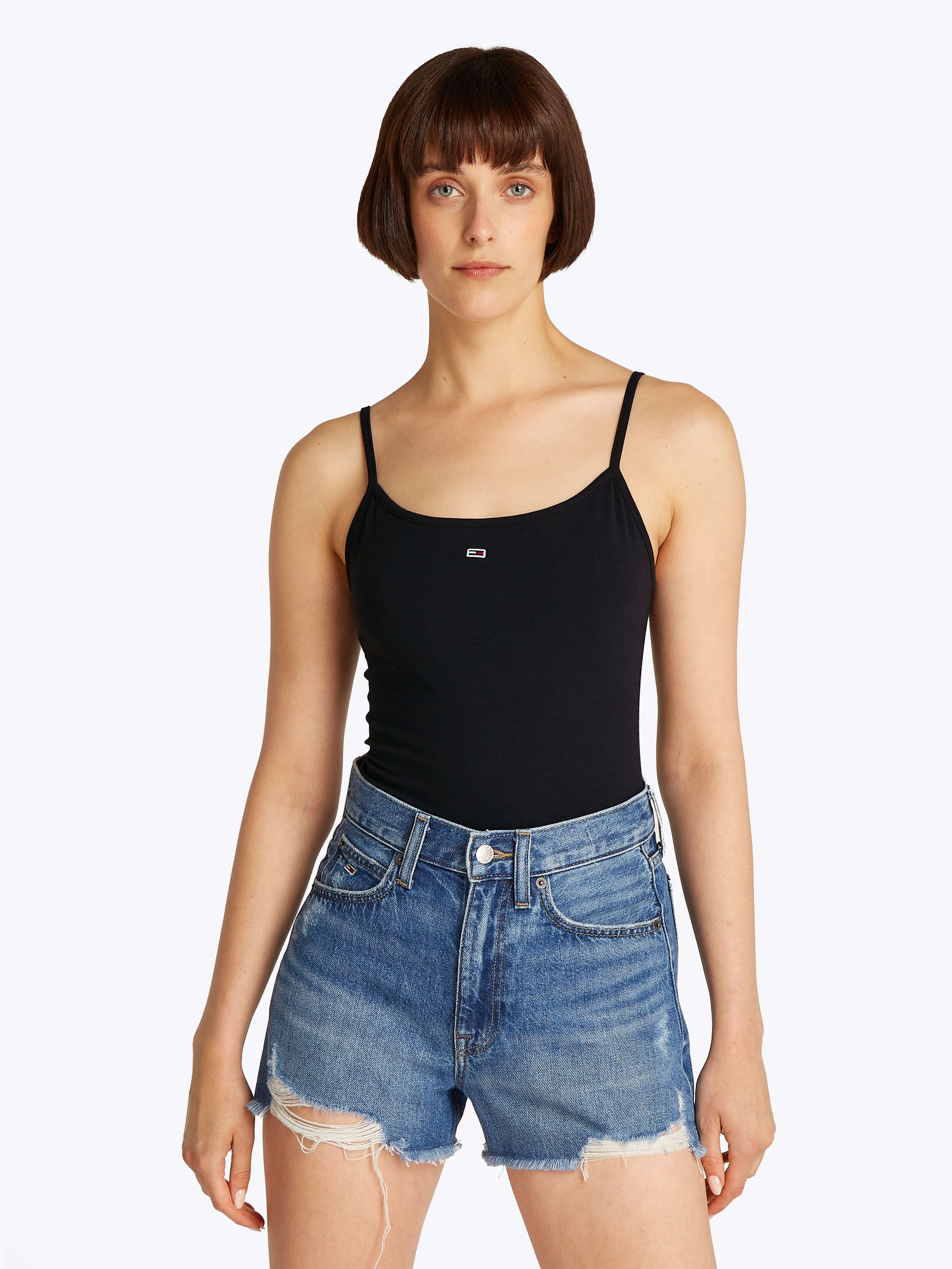 TOMMY JEANS Curve Spaghettitop »TJW ESSENTIAL STRAP TOP EXT«, in Großen Größen, Spaghettiträger