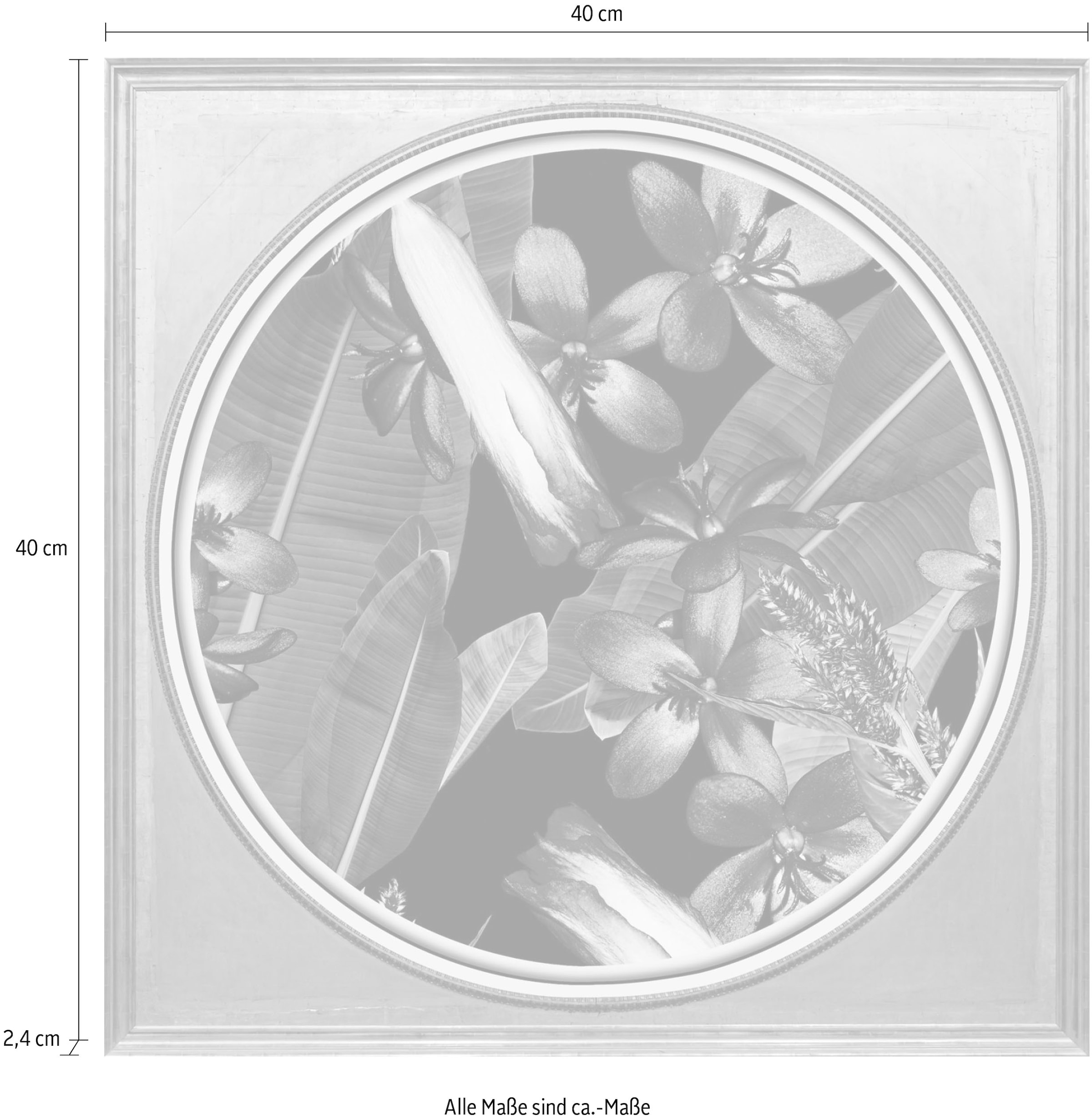 queence Acrylglasbild »Blumen«