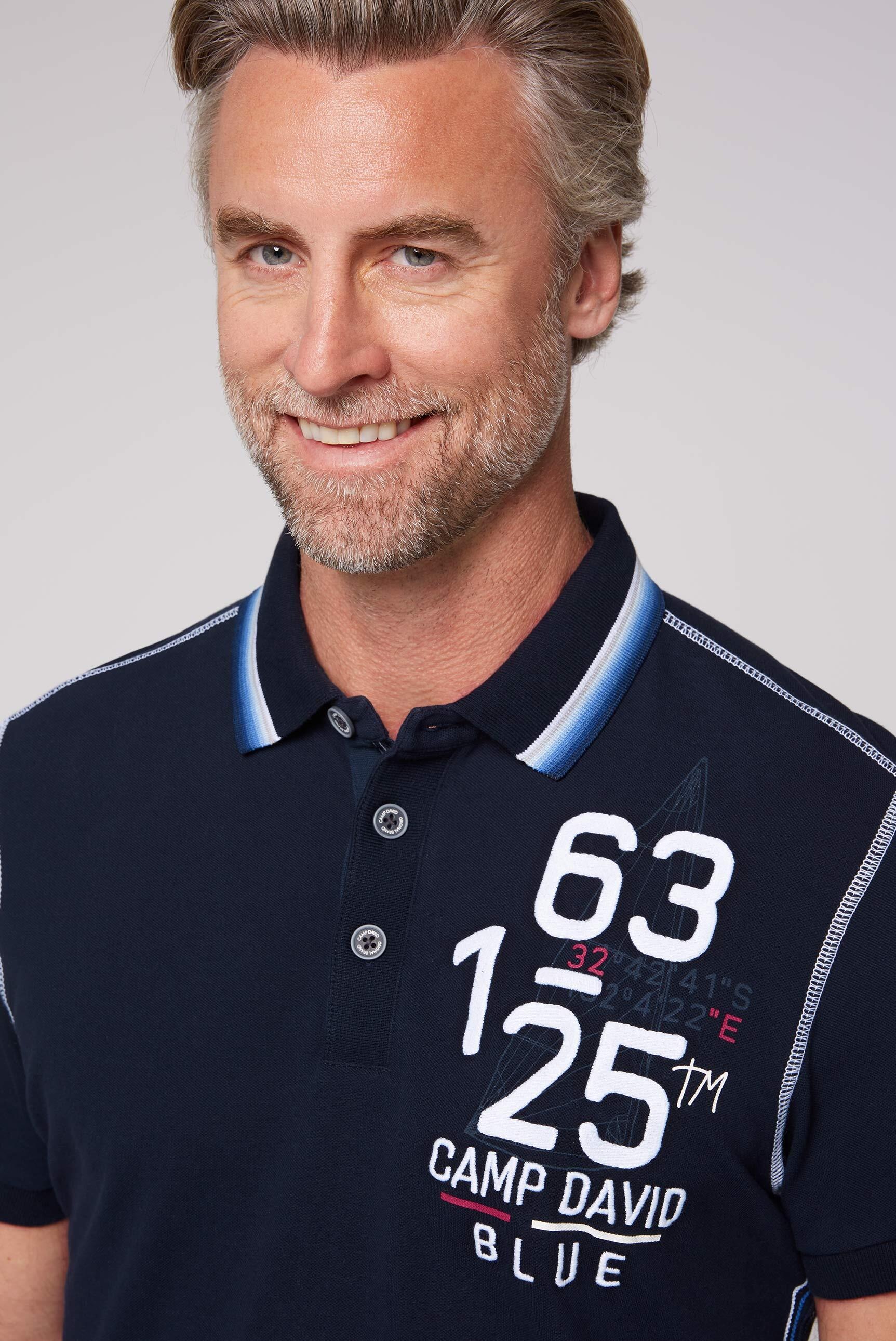 CAMP DAVID Poloshirt, mit Elasthan-Anteil