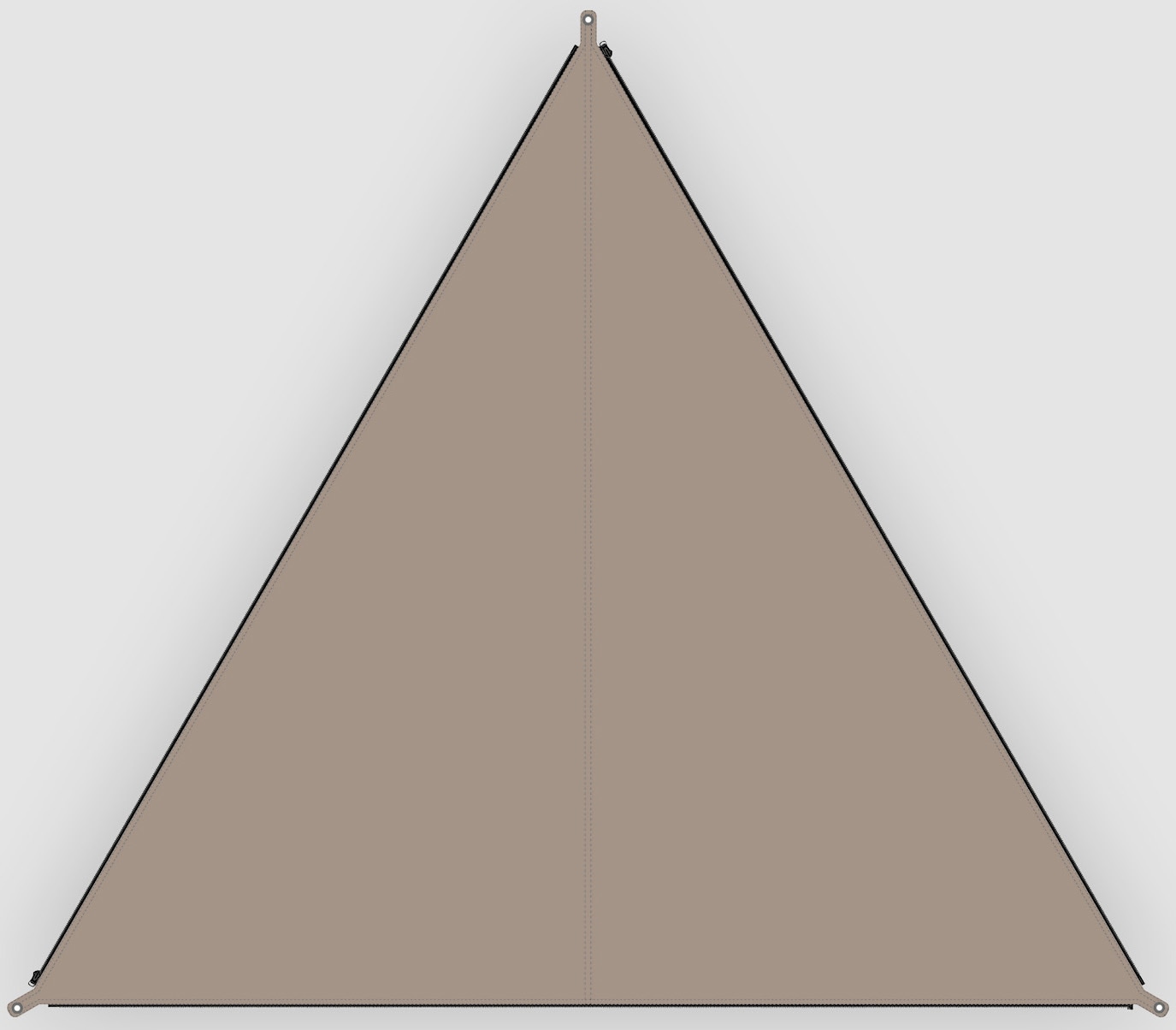 BENT Sonnensegel "Verbindbares Sonnensegel TC-Zip-Canvas Single", B/T: 250cm, gelb, Sonnensegel