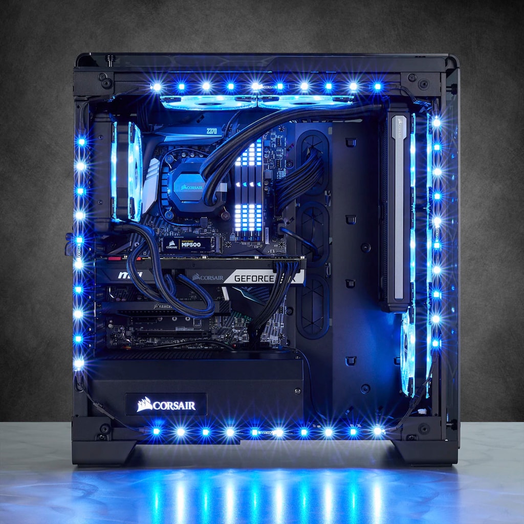 Corsair Gaming-Gehäuse »570X RGB Mirror Black«