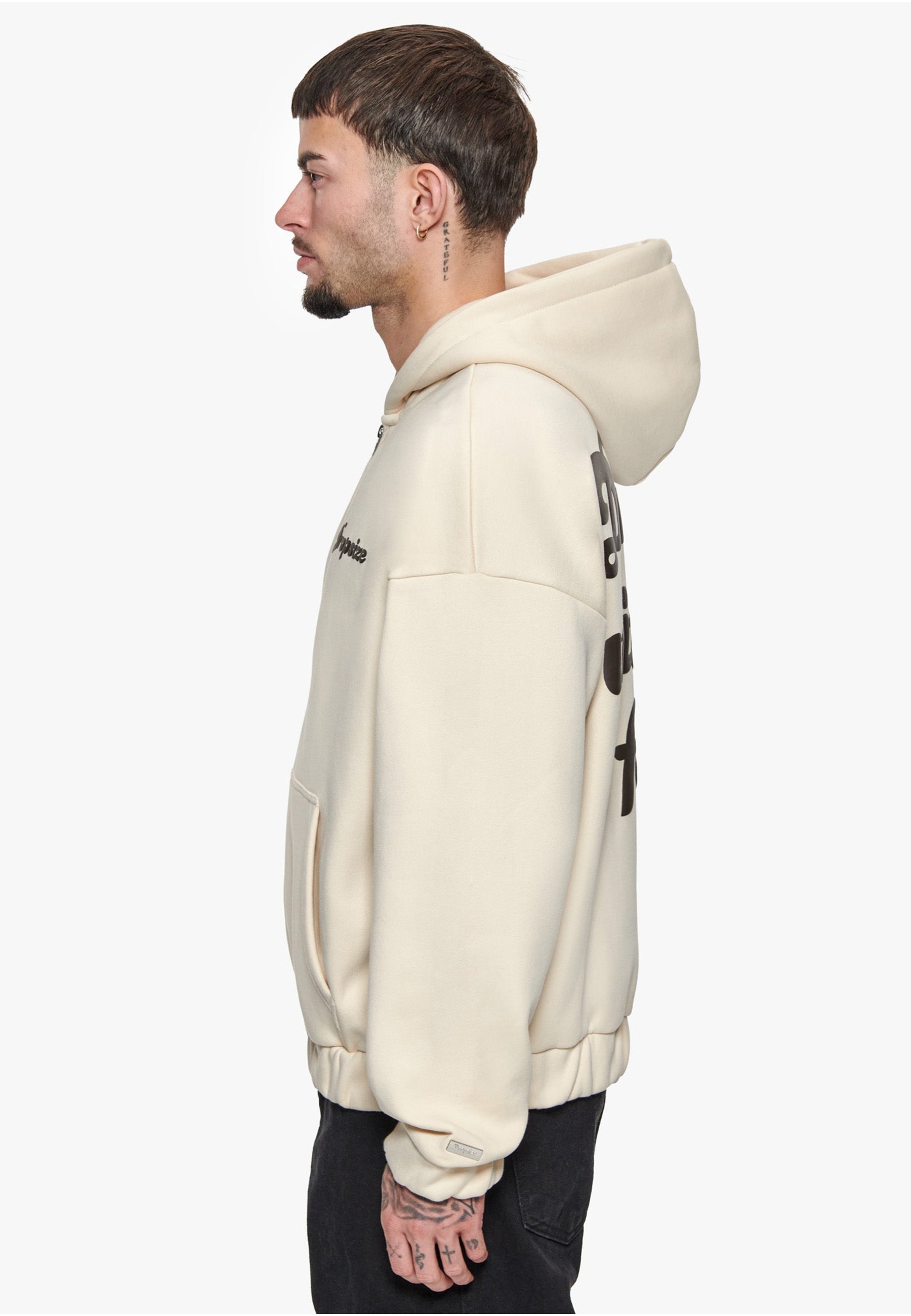 Dropsize Kapuzenfleecejacke »Dropsize Herren« 1 Stk. tlg. mit Kapuze
