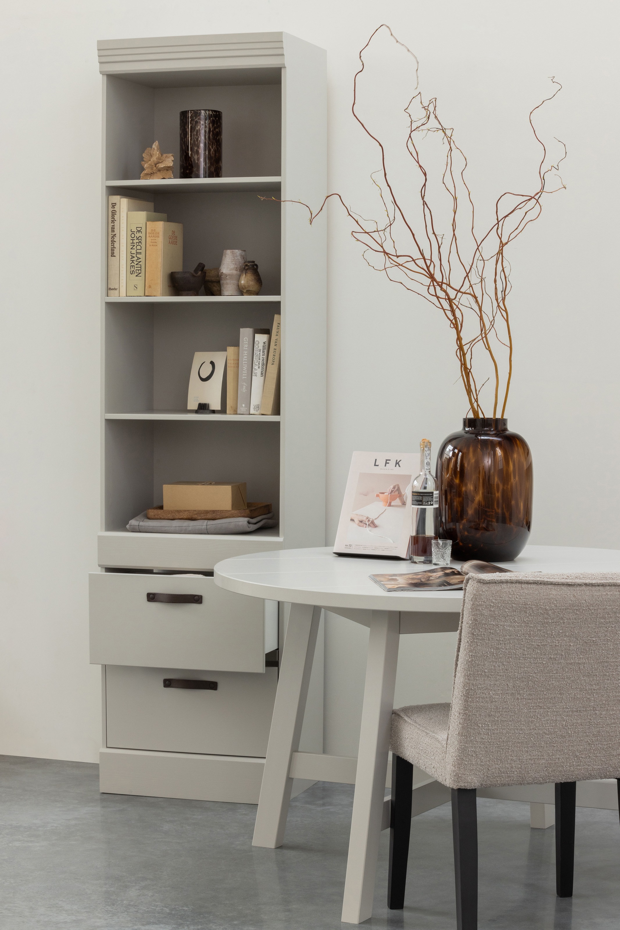 WOOOD Stauraumregal »Bold mit FSC® Massivkiefer mit Schutzlack B 54 x T 43 x H 215 cm« Wasserbasierter Schutzlack, einfach zu montieren, sichtbare Maserung