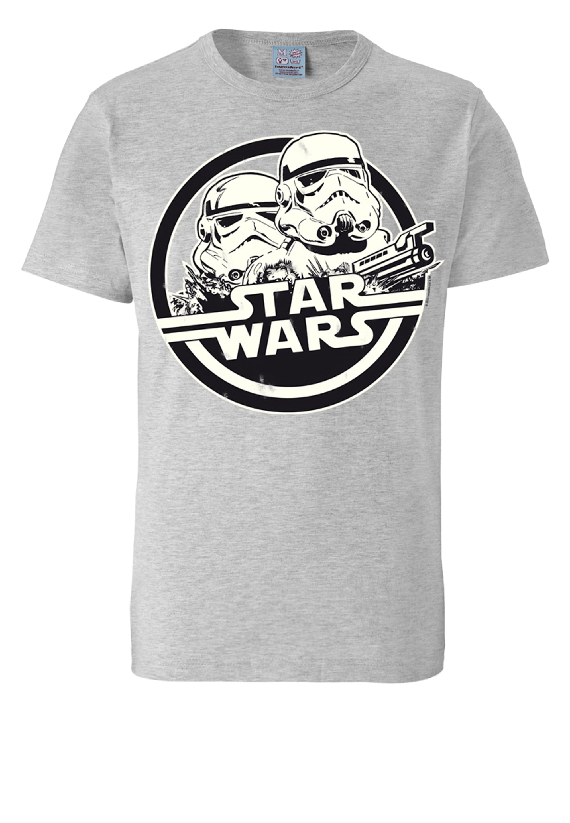 LOGOSHIRT T-Shirt »Stormtrooper - Krieg der Sterne«, mit tollem Aufdruck
