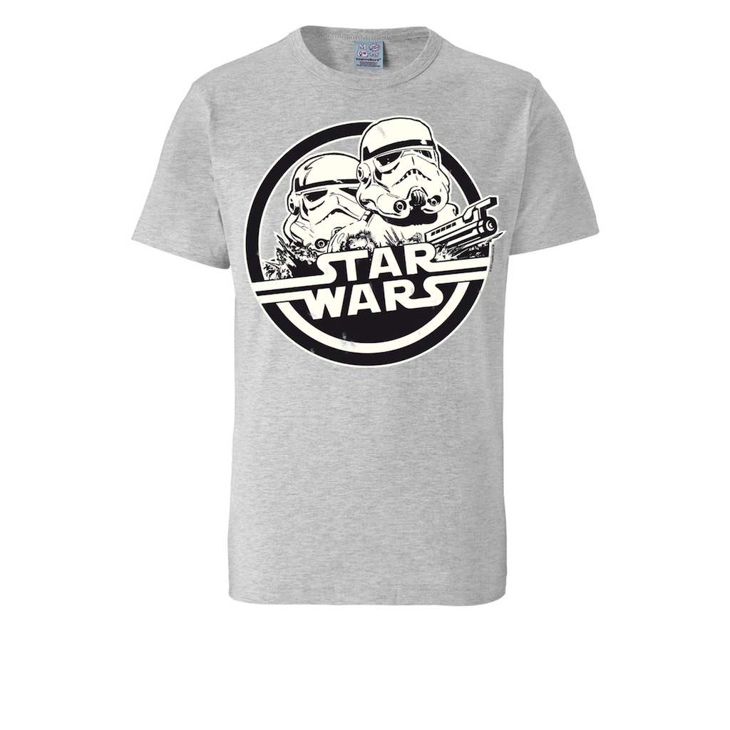 LOGOSHIRT T-Shirt »Stormtrooper - Krieg der Sterne«, mit tollem Aufdruck