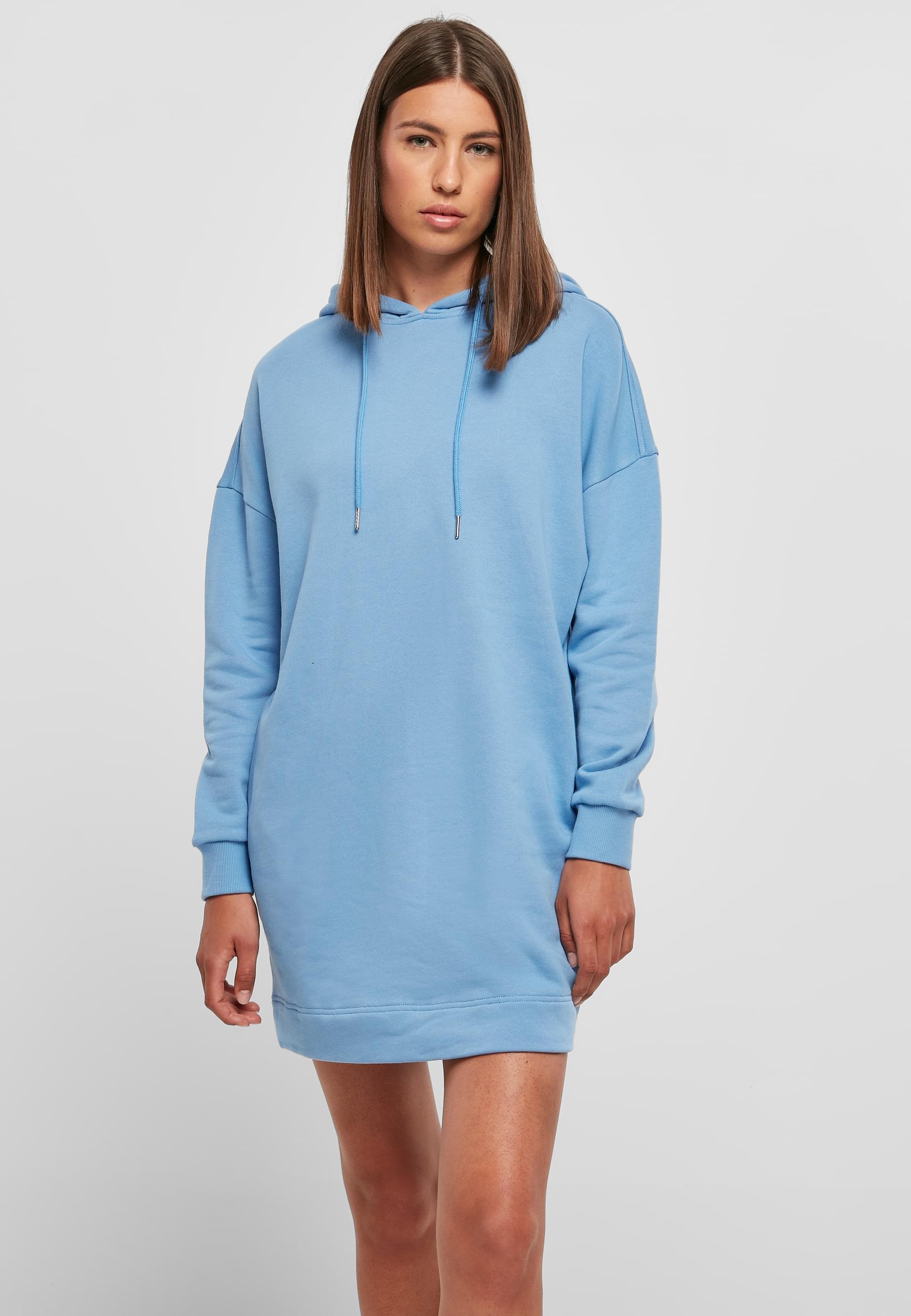 URBAN CLASSICS Shirtkleid »Urban Classics Damen Ladies Organic Oversized Terry Hoody Dress«, (1 tlg.)