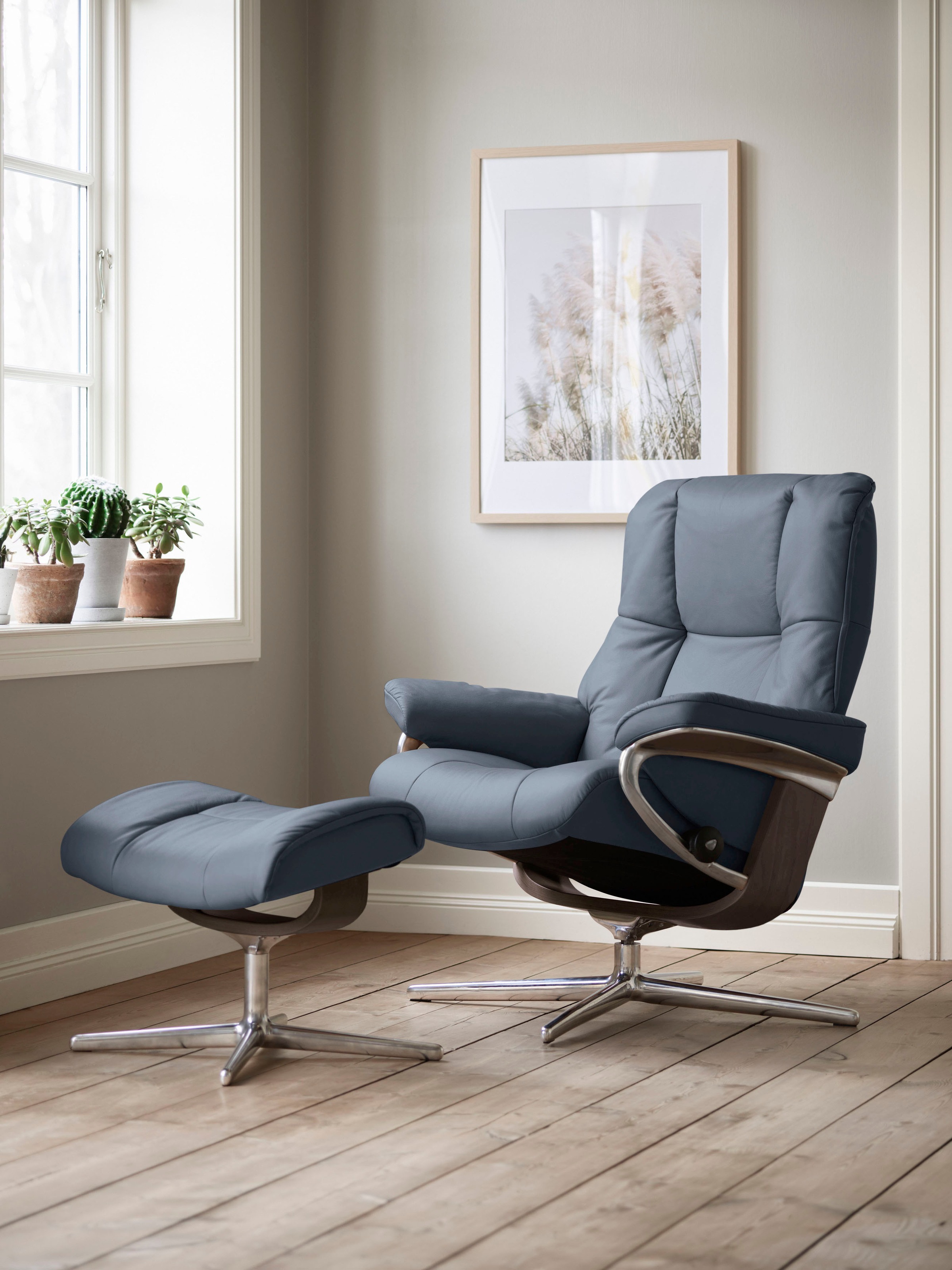 Stressless "Mayfair" mit Cross Base, Größe S, M & L, Holzakzent Wenge günstig online kaufen