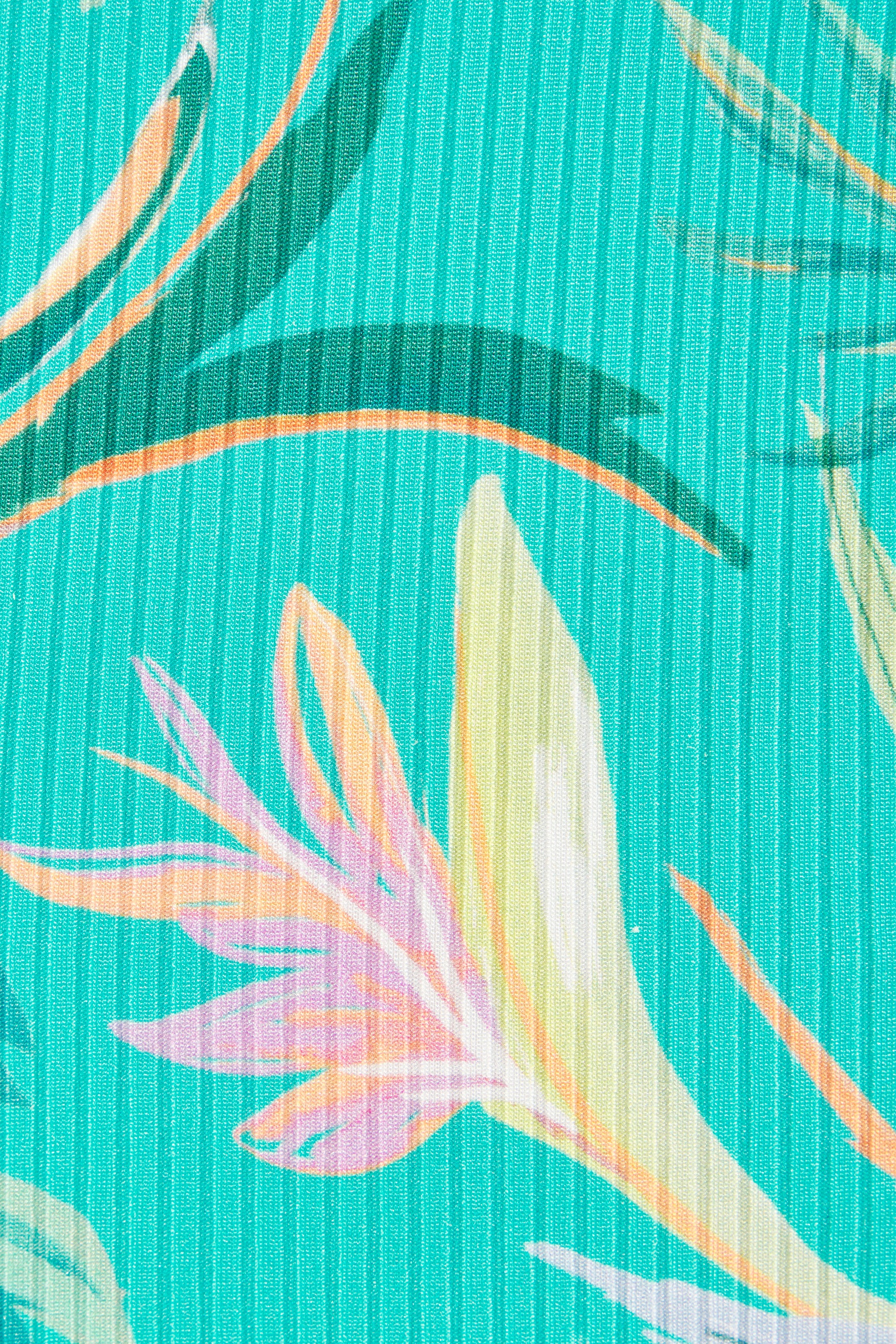Venice Beach Sandra Bikini Bottoms Turquoise Print 36 4