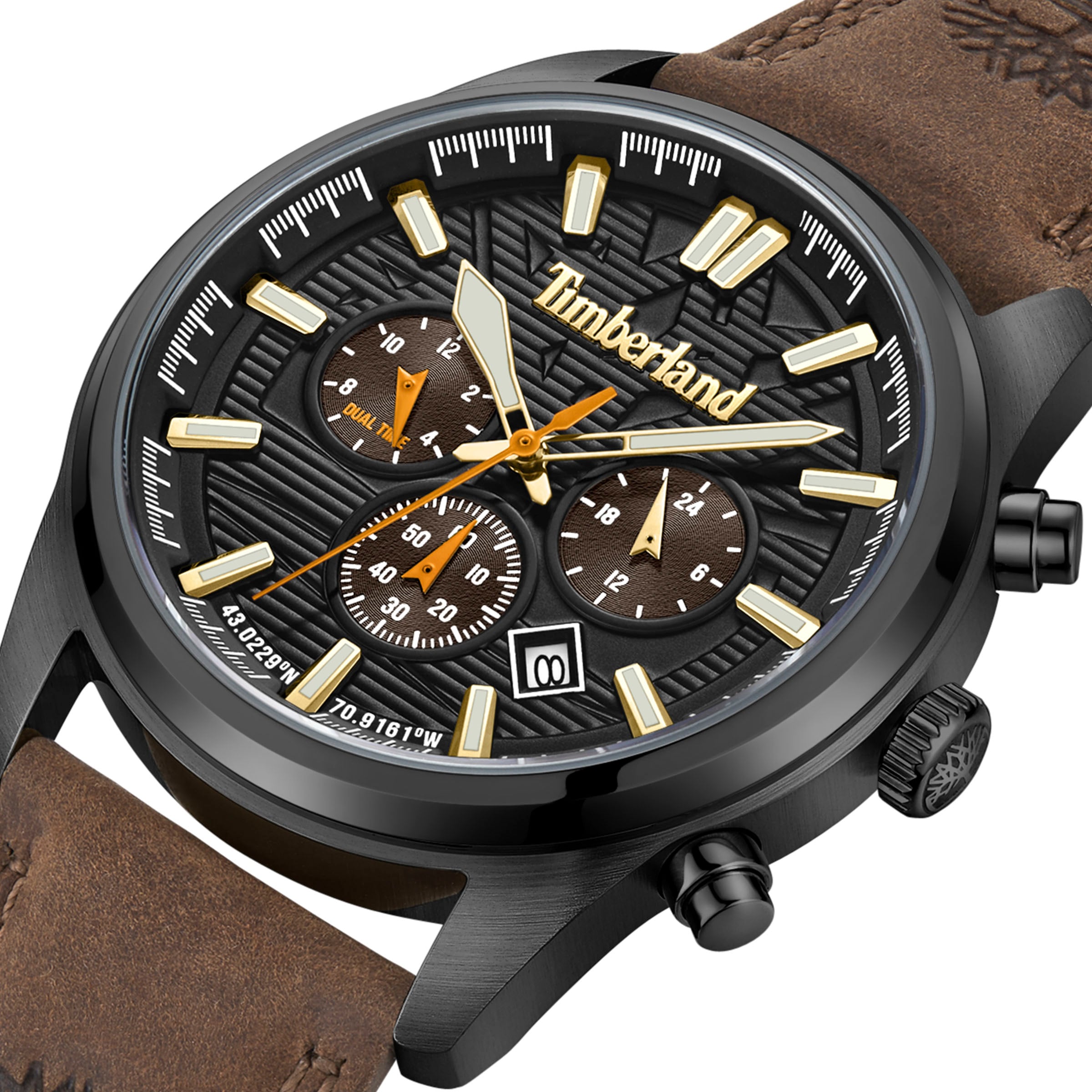 Timberland Chronograph »NORTHBRIDGE, TDWGF0009603«, Armbanduhr, Quarzuhr, Herrenuhr, Datum