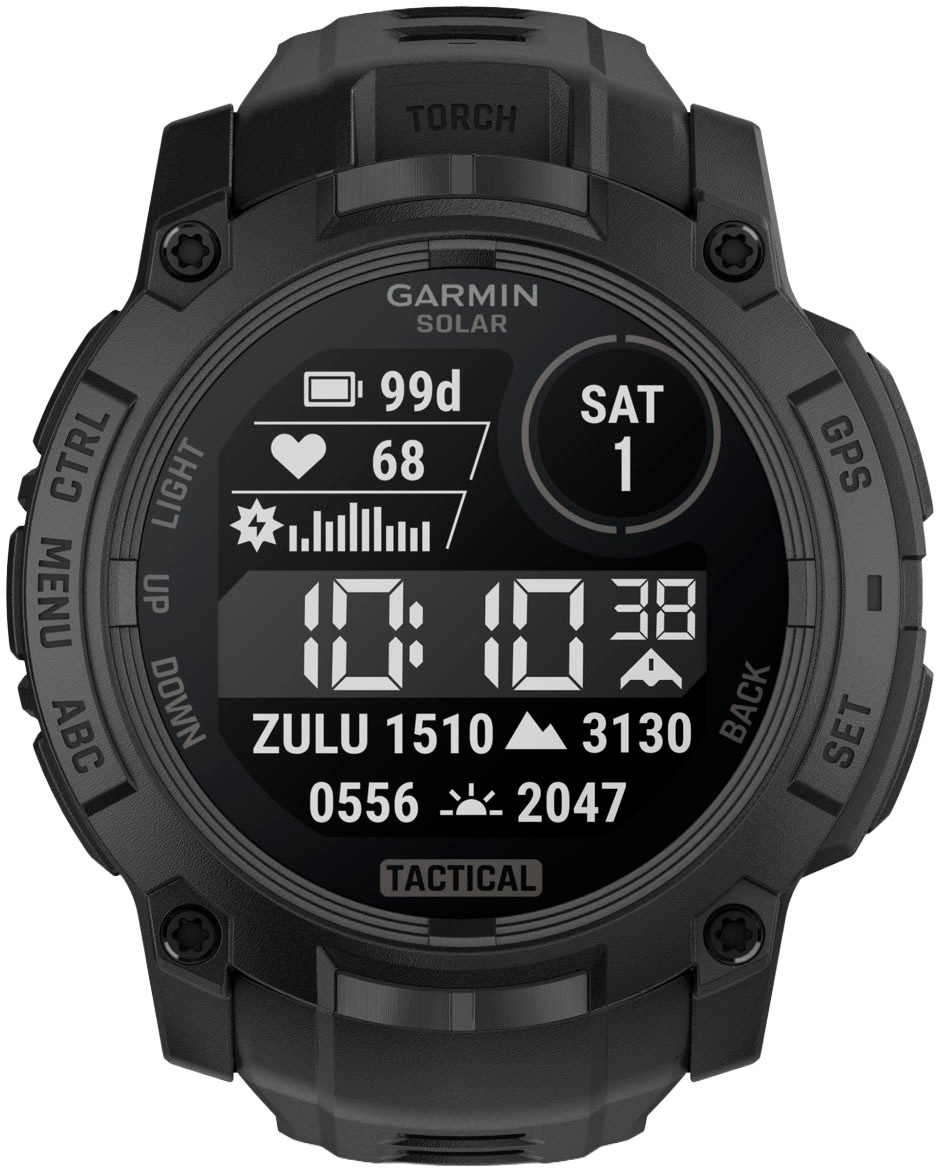 Garmin Smartwatch »Instinct 3 Solar Tactical Edition«(50/ 1,3 ″) Garmin