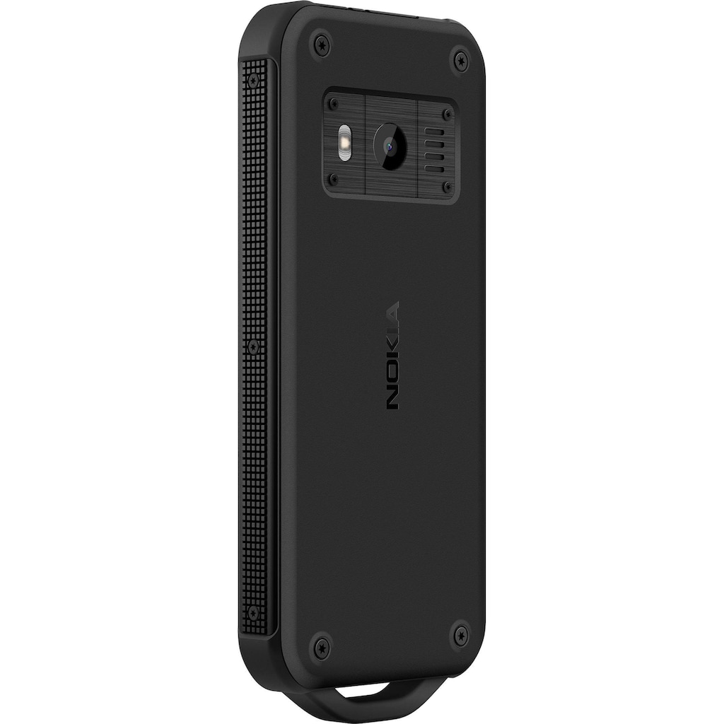 Nokia Handy »800 Tough«, Schwarzer Stahl, 6,1 cm/2,4 Zoll, 4 GB Speicherplatz, 2 MP Kamera